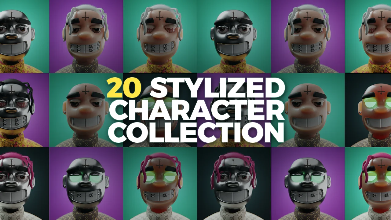 20 Stylized NFT Character Collection product image (10)