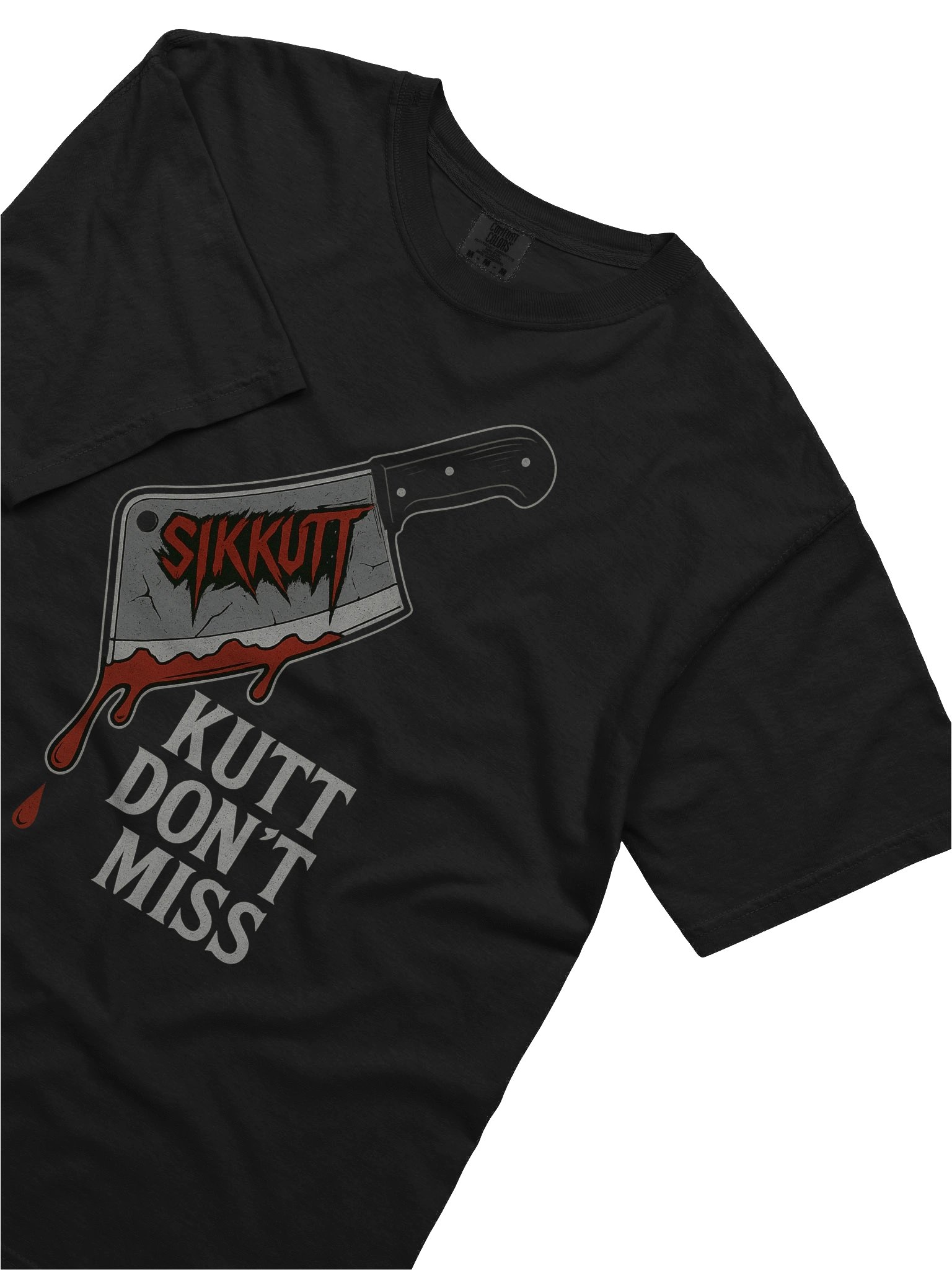 🔪 SikKutt – “Kutt Don’t Miss” Cleaver Tee product image (2)