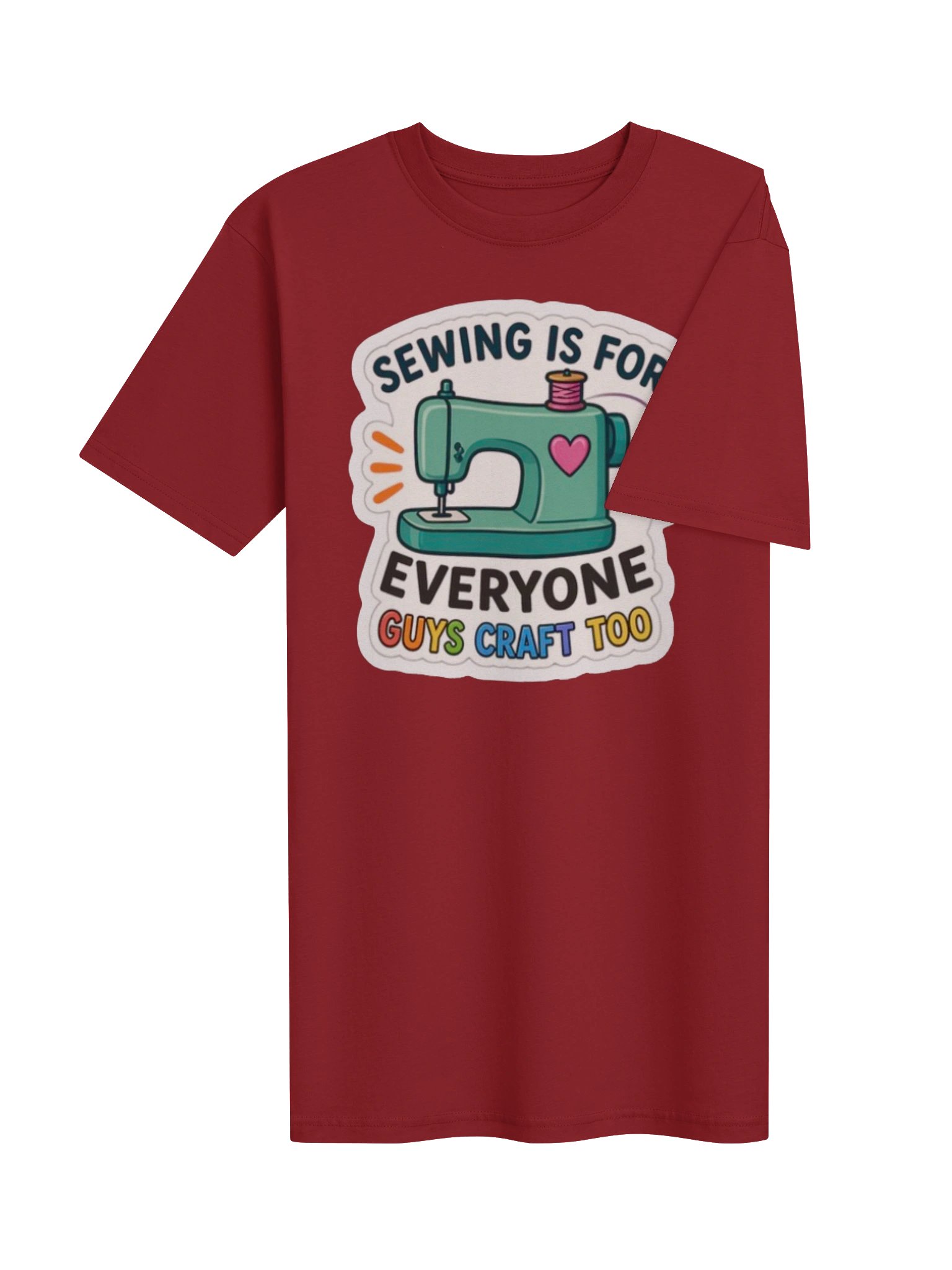 Sewing Is for Everyone Guys Craft Too Tee product image (4)