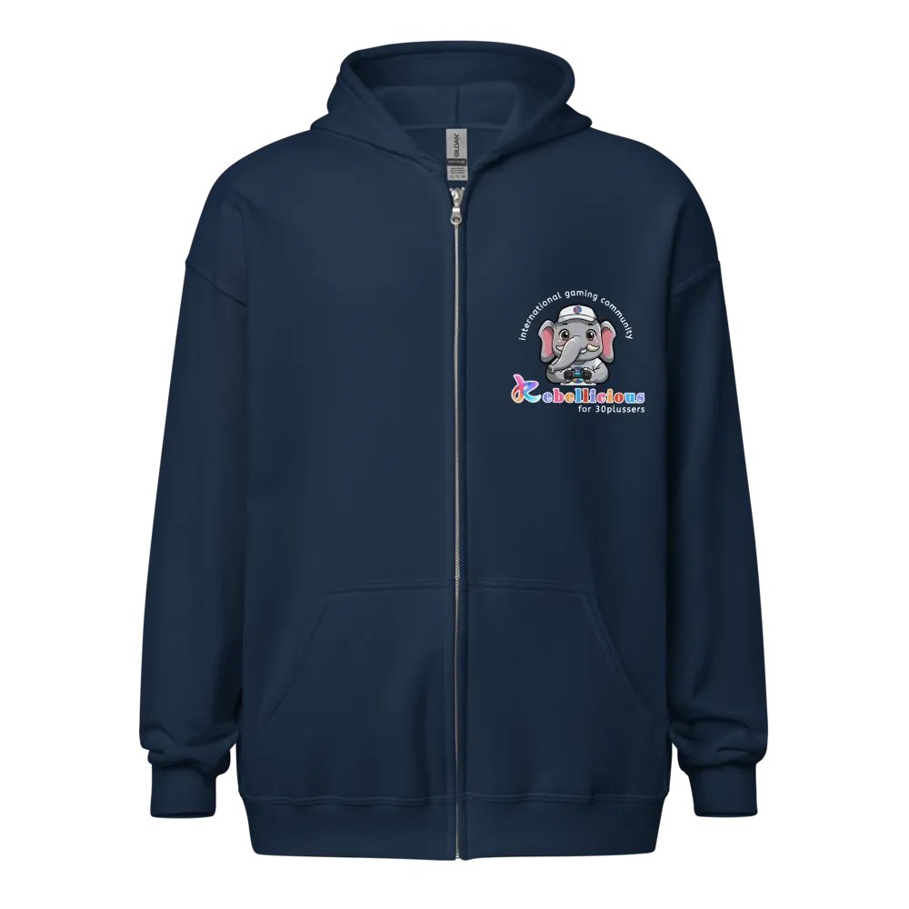 Rebellicious Gamer Zip Hoodie product image (14)