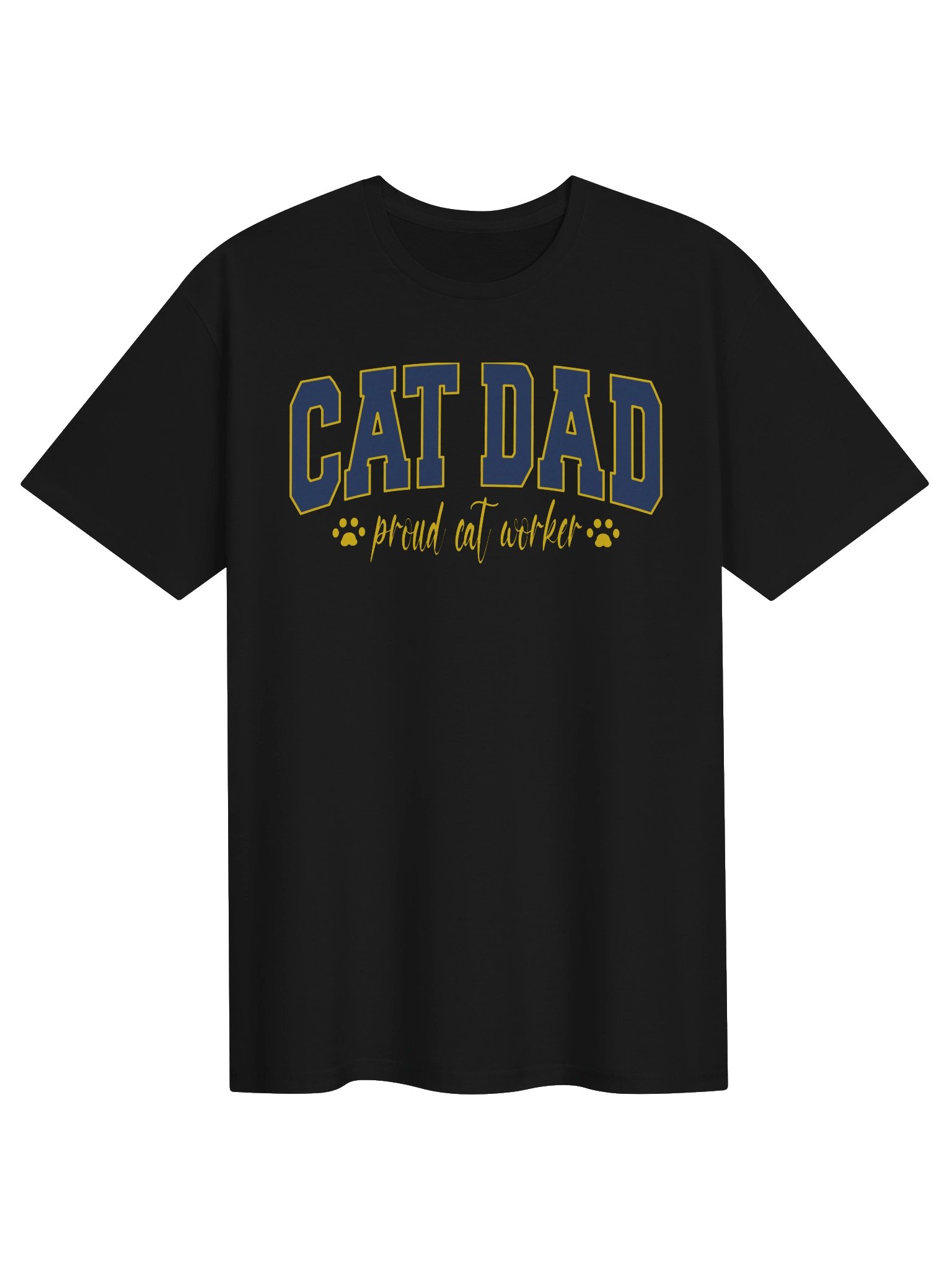 Cat Dad (proud cat worker) - Unisex Adult Super Soft Lightweight T-shirt product image (2)