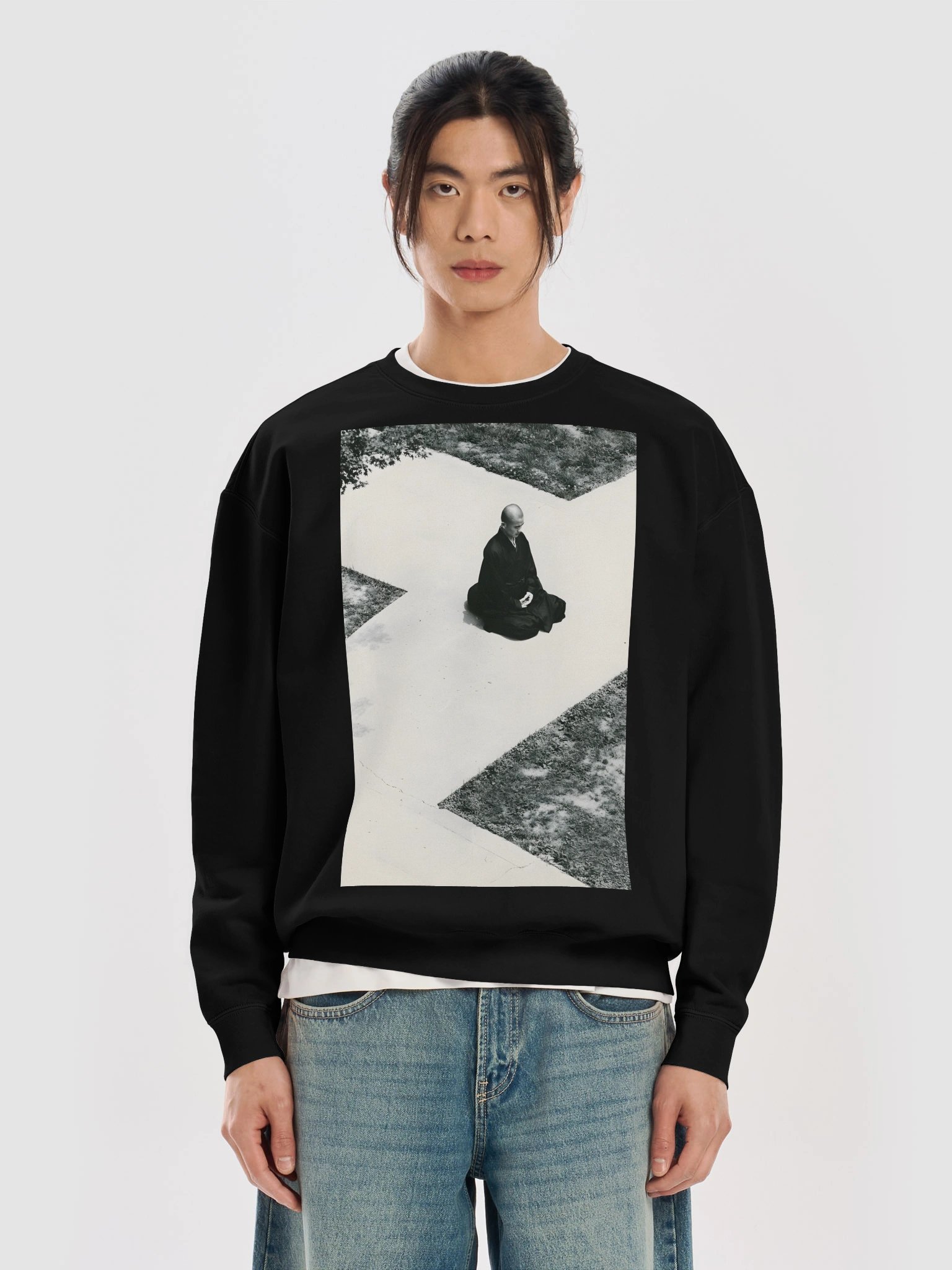 Meditative Monochrome Crewneck product image (5)
