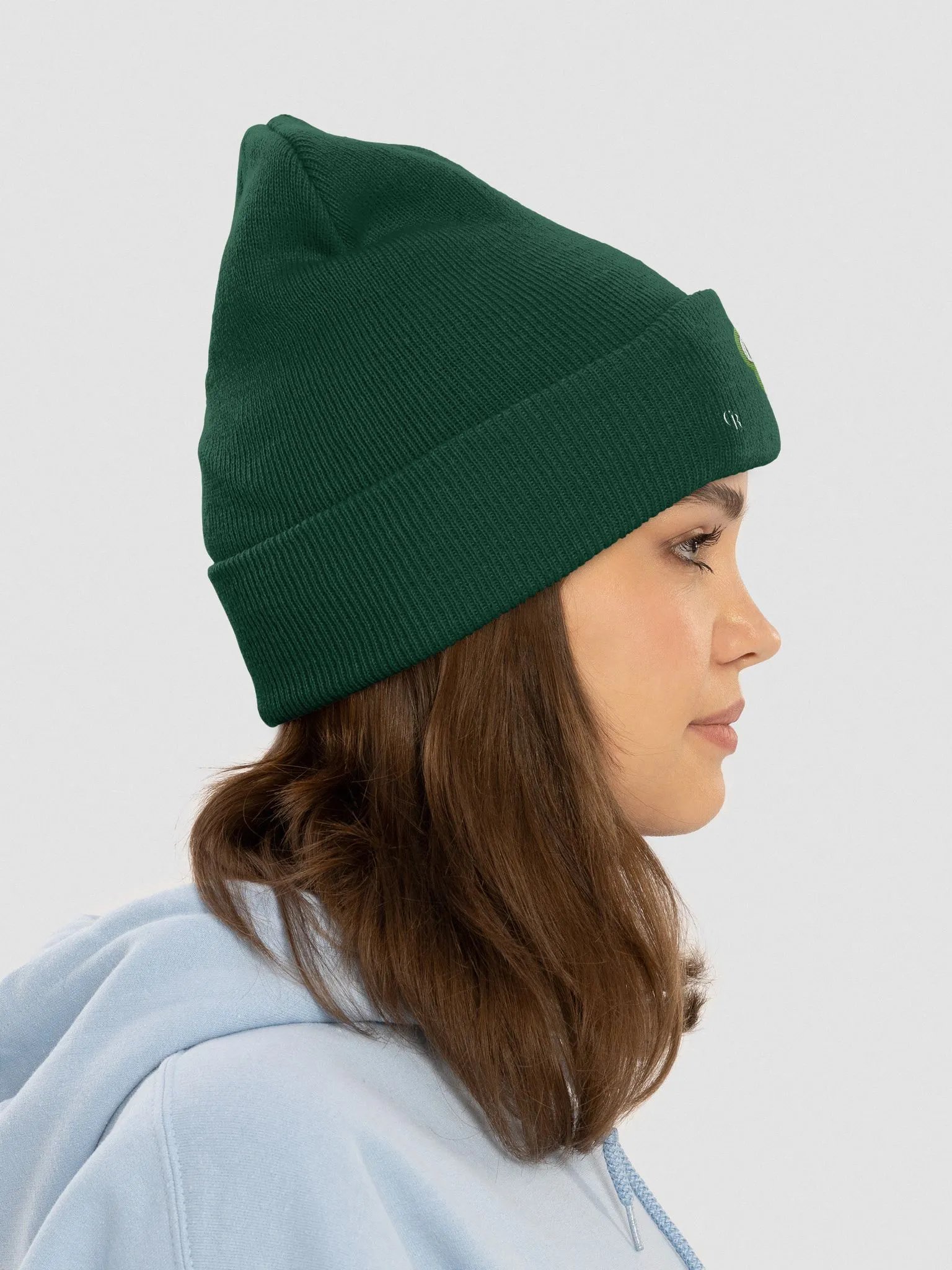 GREEN God is Good Beanie product image (5)