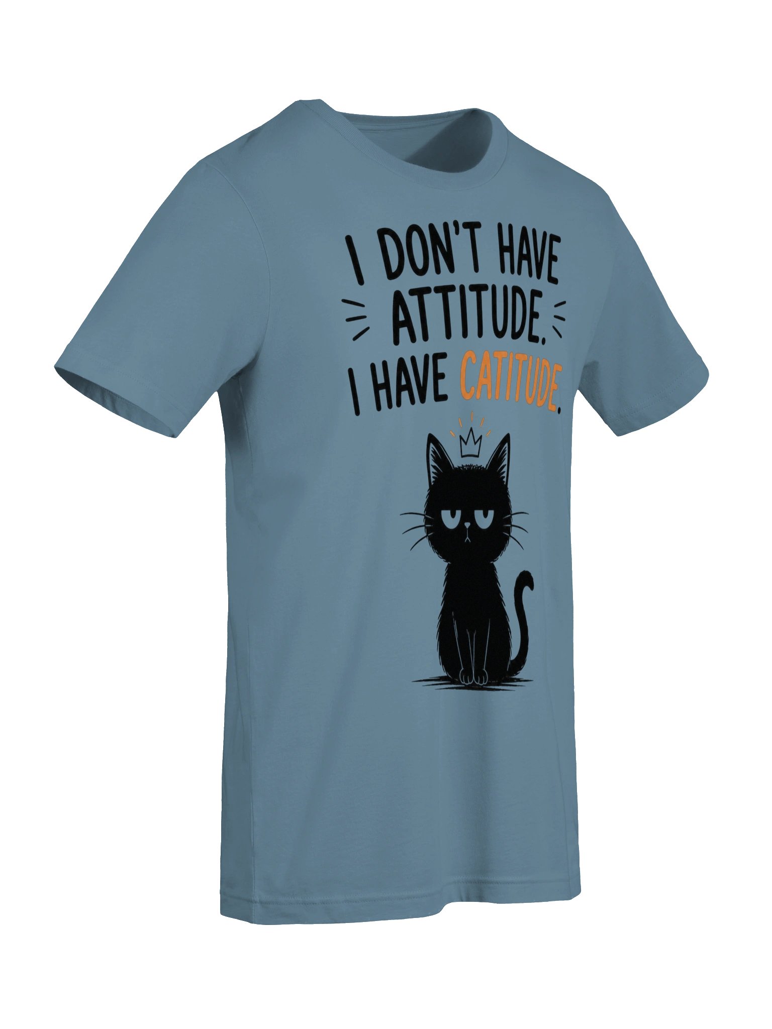 Catitude Crown Cat Graphic Tee product image (68)