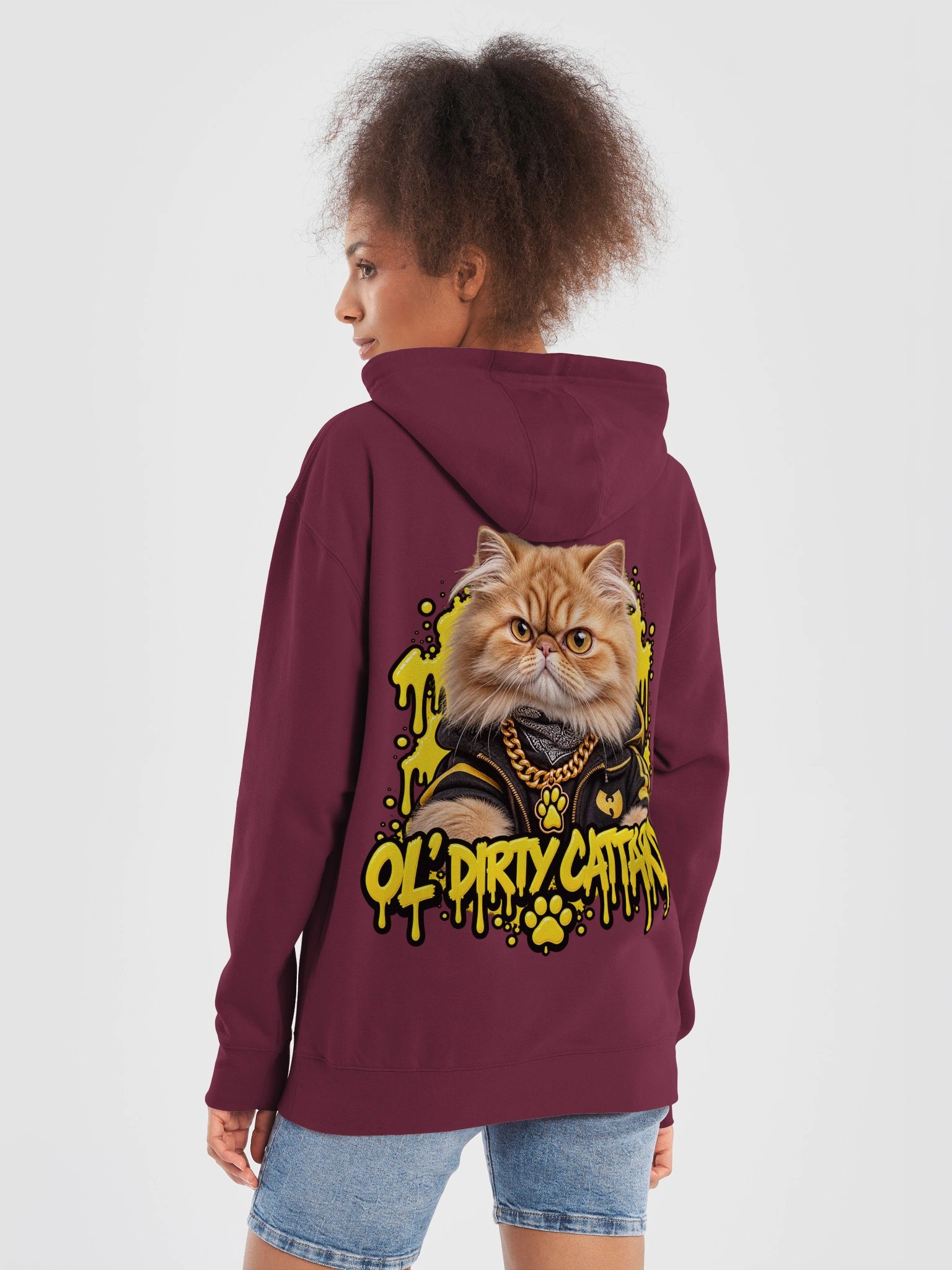 Mew Tan Clan™ – Ol’ Dirty Catturd Hoodie product image (6)