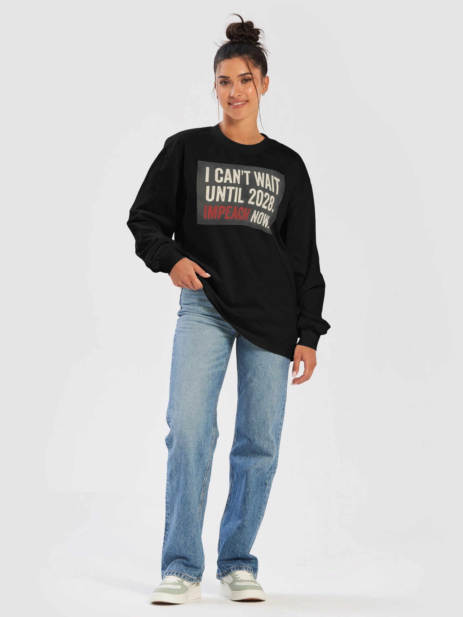 Impeach Unisex Premium Heavyweight Long Sleeve Shirt product image (4)
