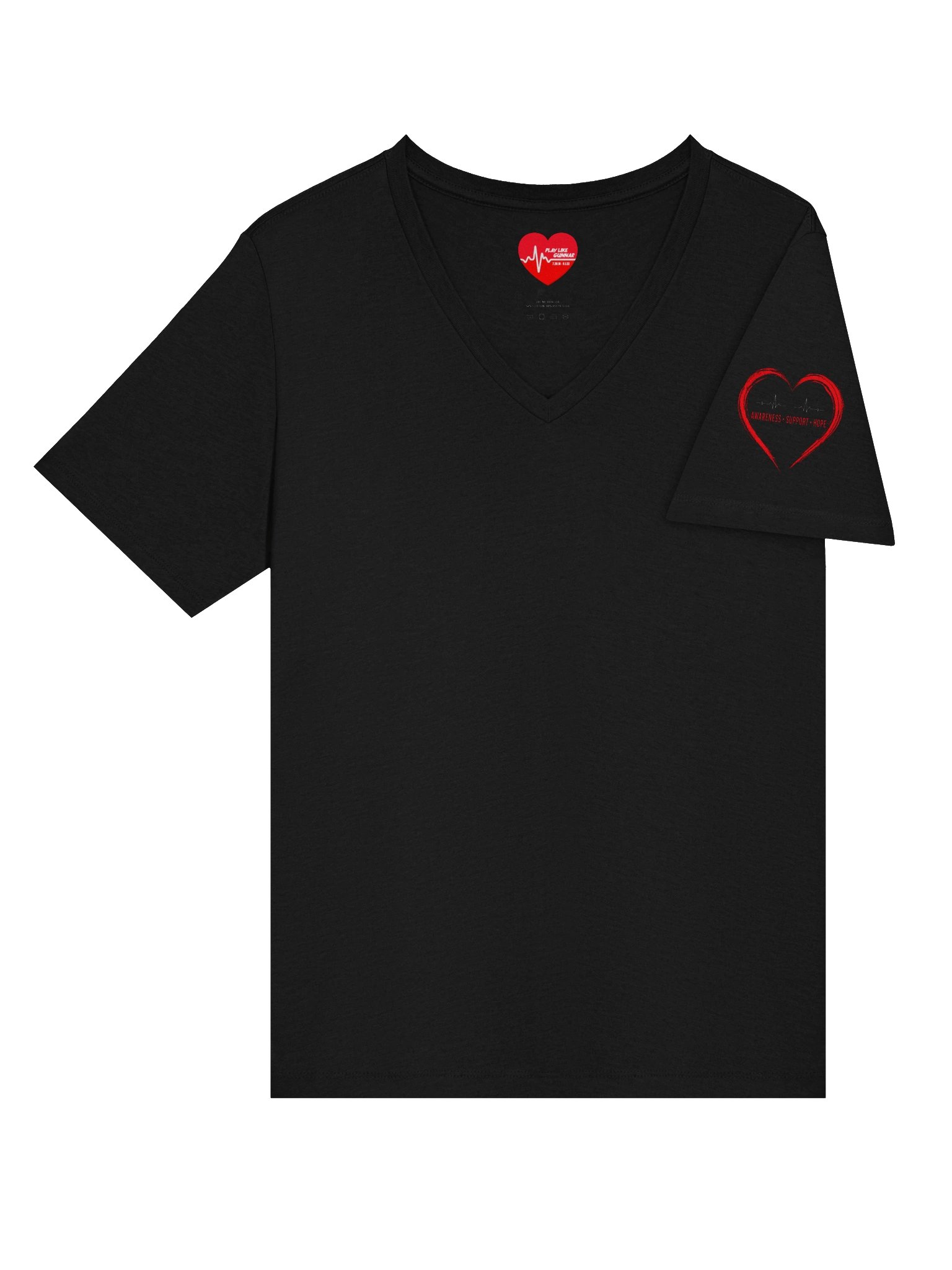 Women's V Neck Gunnar's Memorial CHD Shirt (Back Only) product image (5)