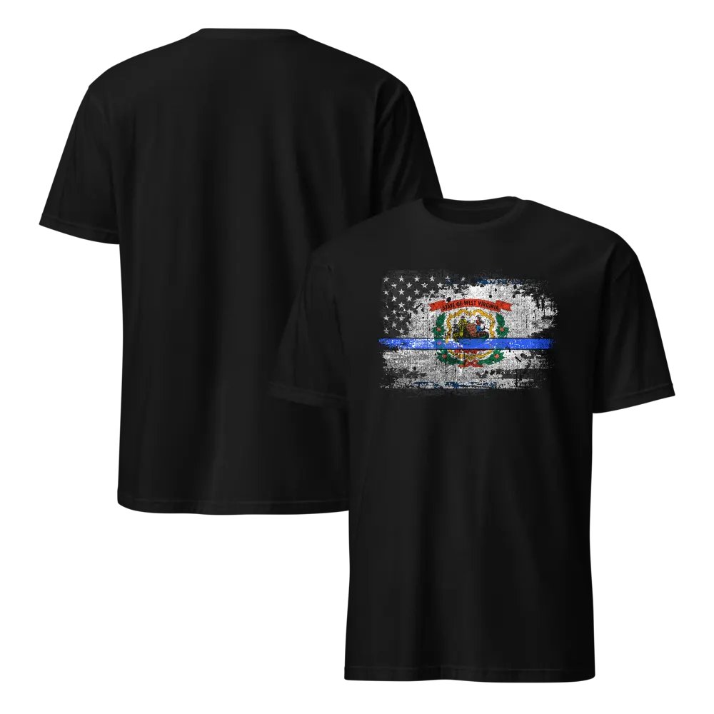 West Virginia Thin Blue Line Flag product image (6)