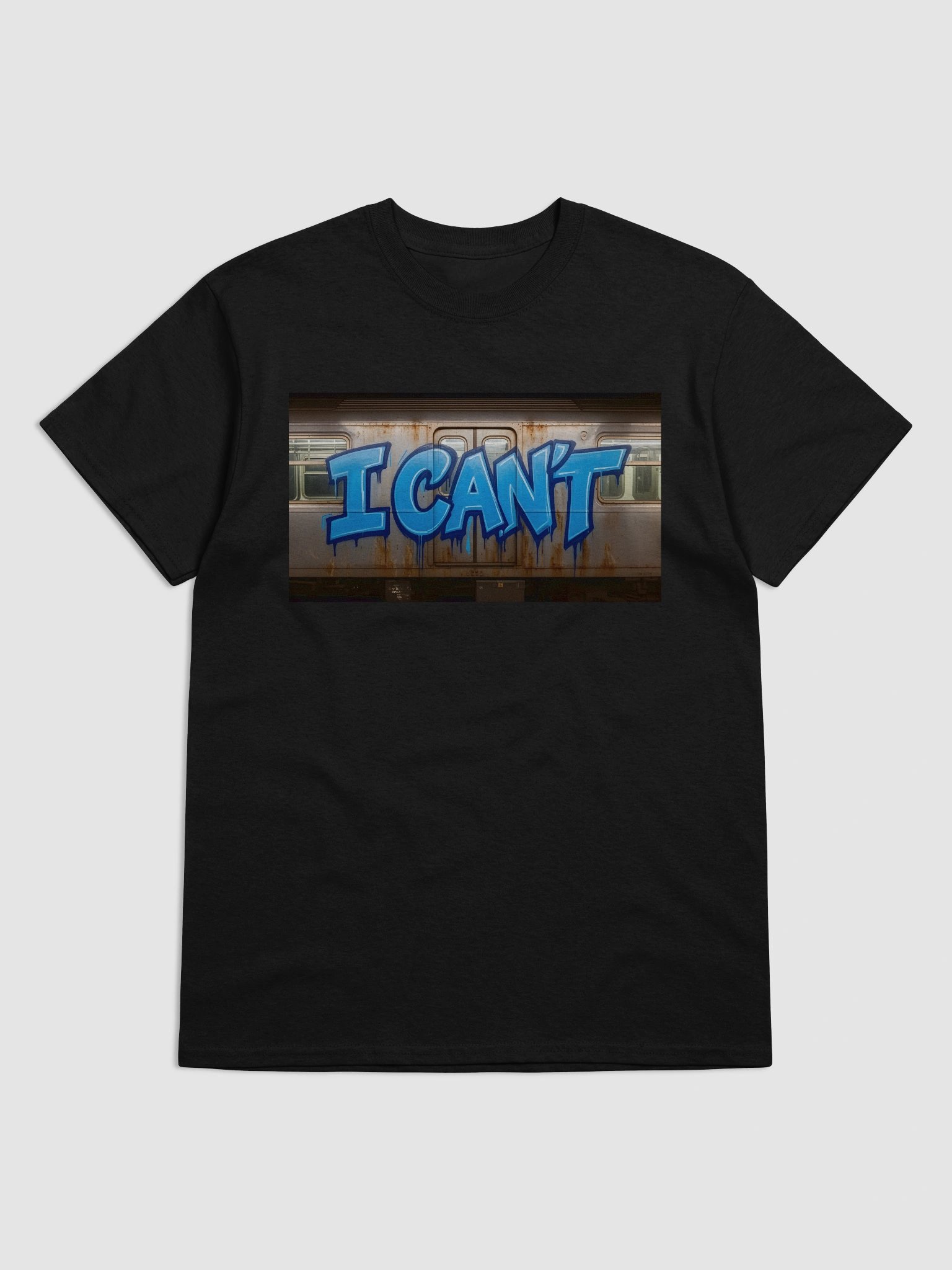 I Can't! Subway Graffiti Heavyweight T-Shirt product image (5)