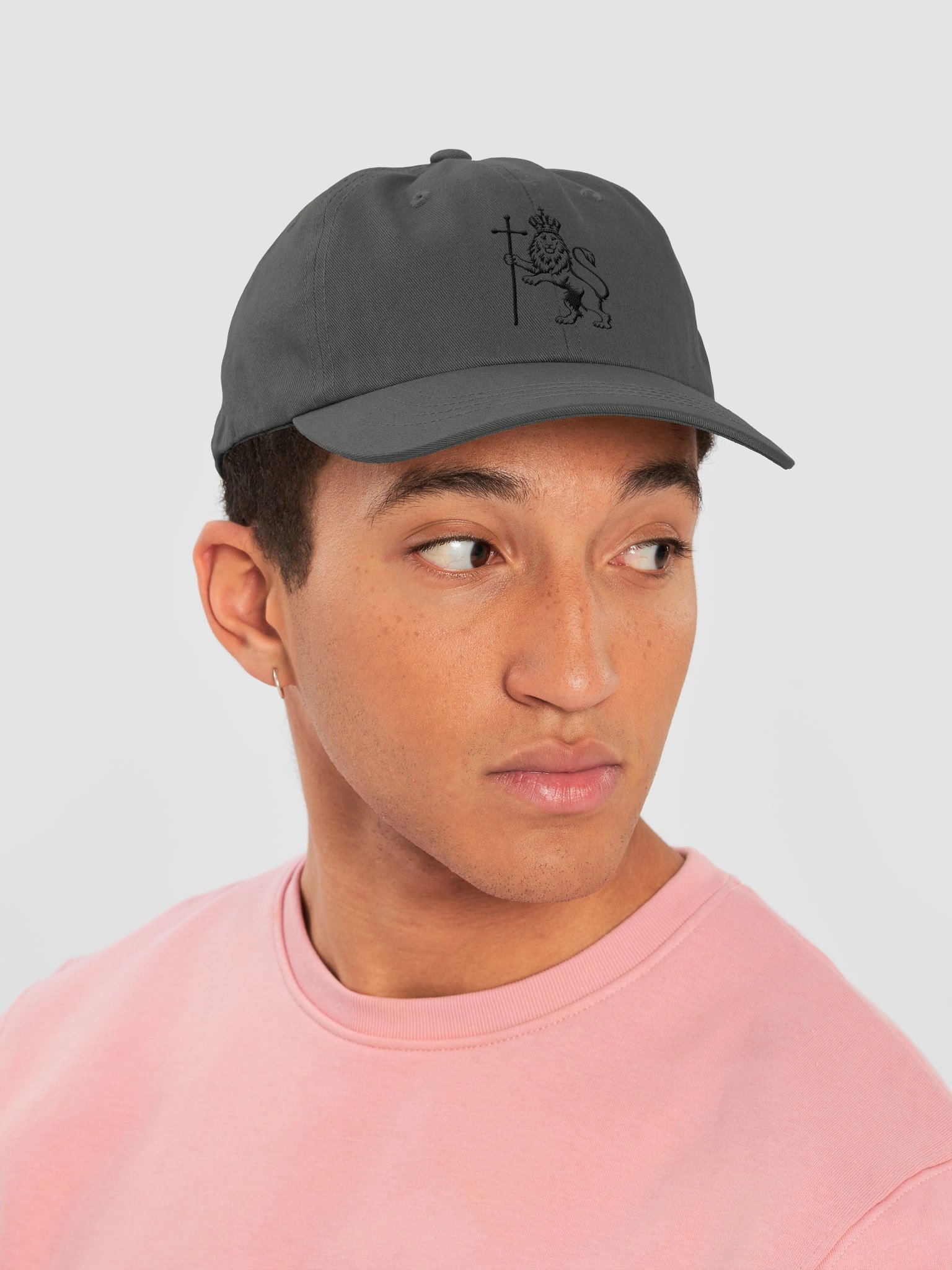 Crowned Lion Embroidered Dad Hat product image (22)