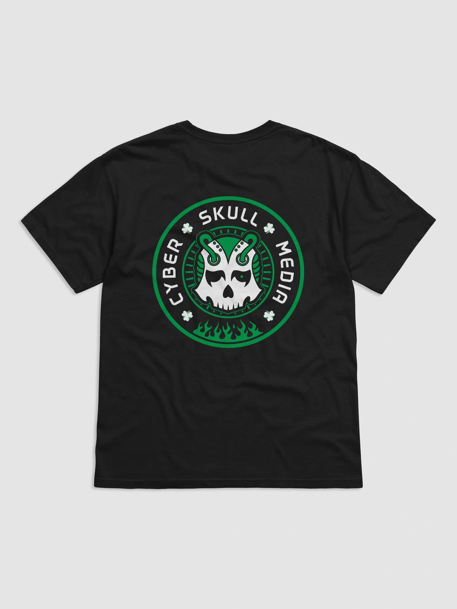 Cyber Skull Media St. Patty's 2026 Logo Tee v2 (Premium) product image (2)