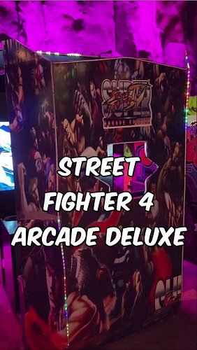 This is a preview of a Street Fighter IV Arcade Deluxe Cabinet prototype... something you almost never see in the wild.

This...