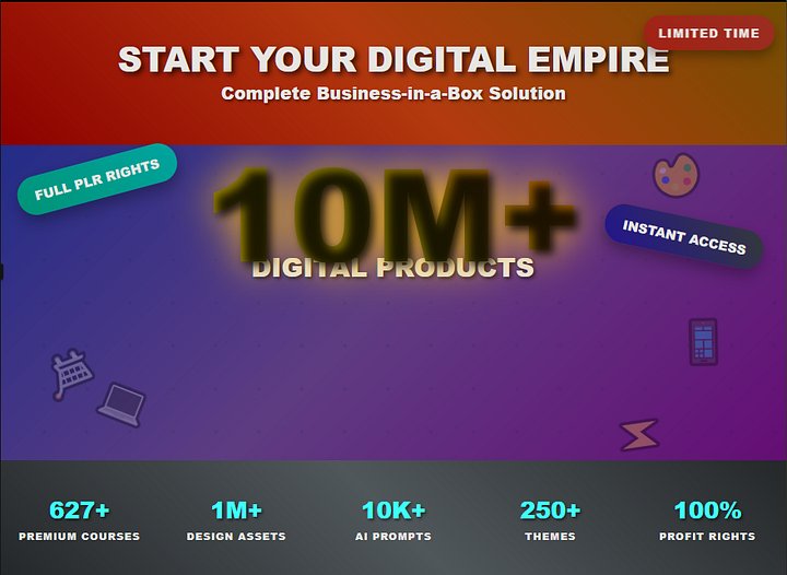 Start Your Digital Shop with 10 Million PLR Products Bundle product image (1)