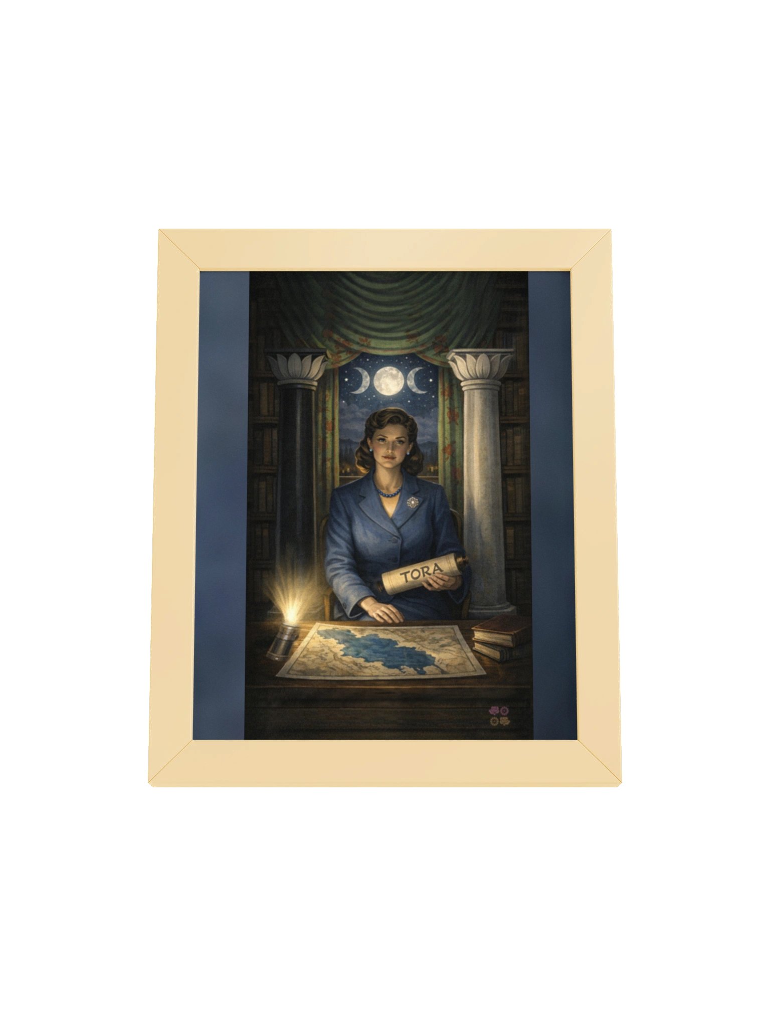 2 The High Priestess Tarot Art Framed Poster product image (1)