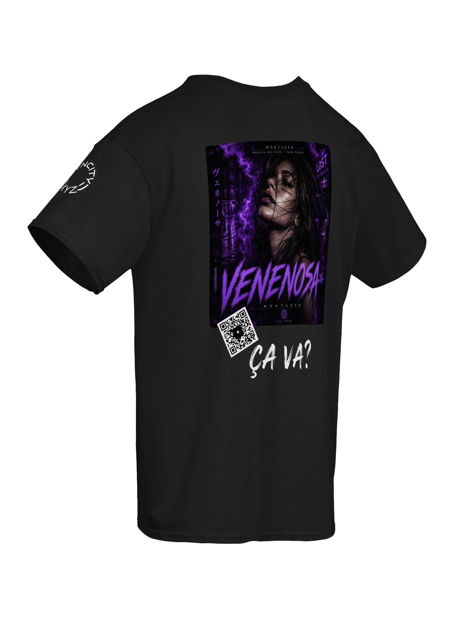 VENENOSA Scan Tee - Brazilian Phonk Montagem Art Shirt product image (3)