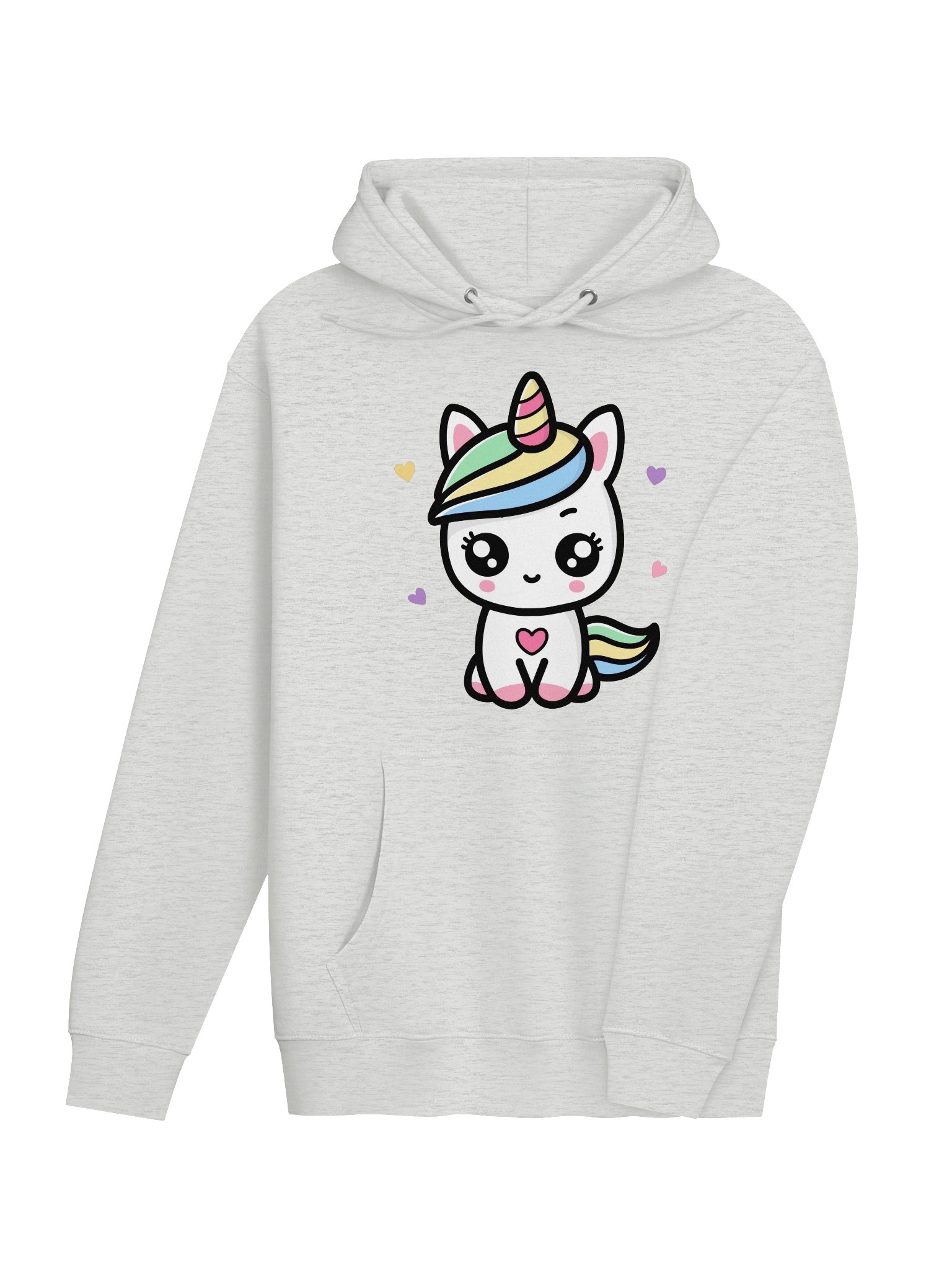 Rainbow Unicorn Heart Hoodie product image (24)