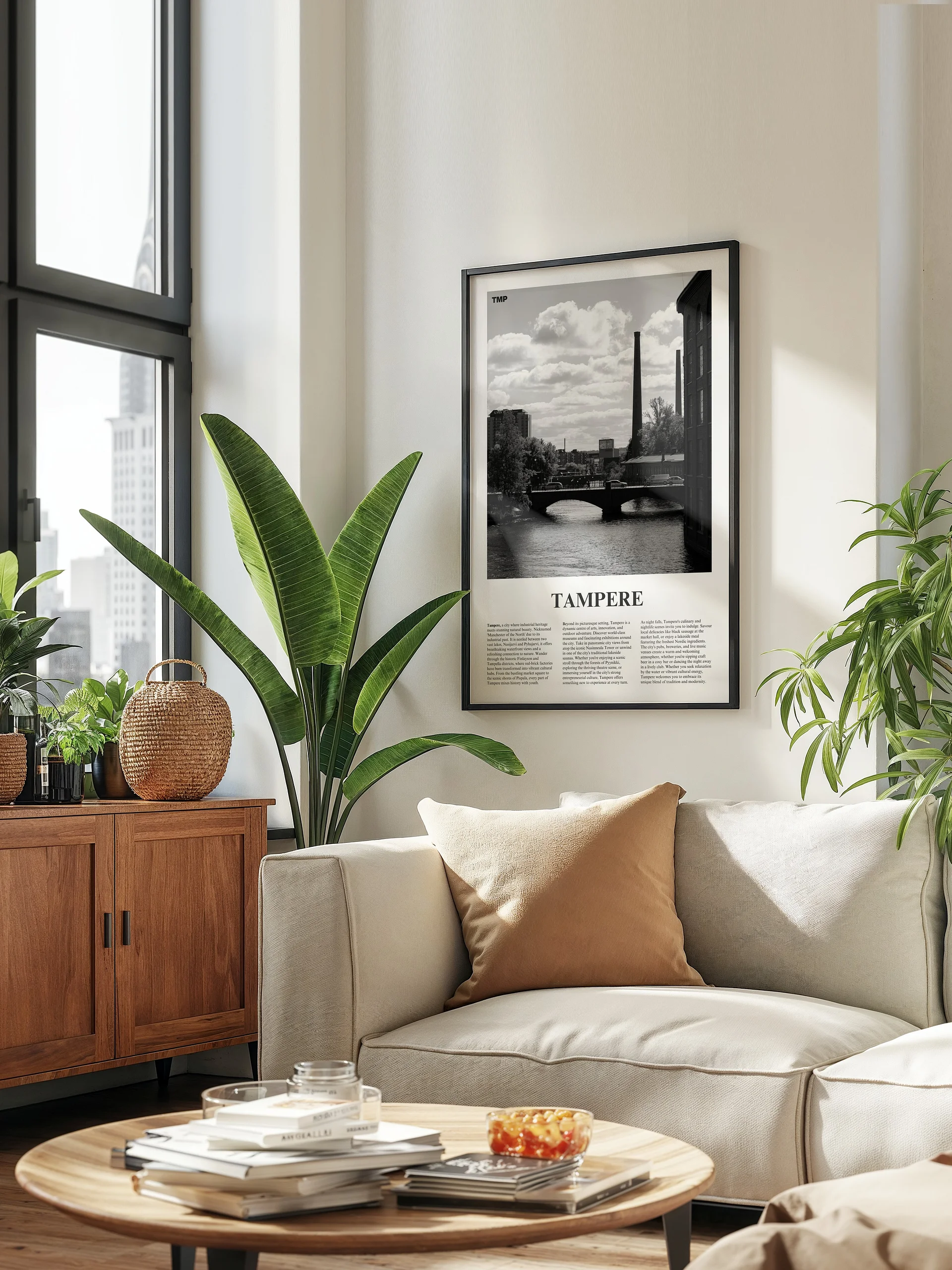 Tampere 02 Newspaper Poster | Framed product image (23)