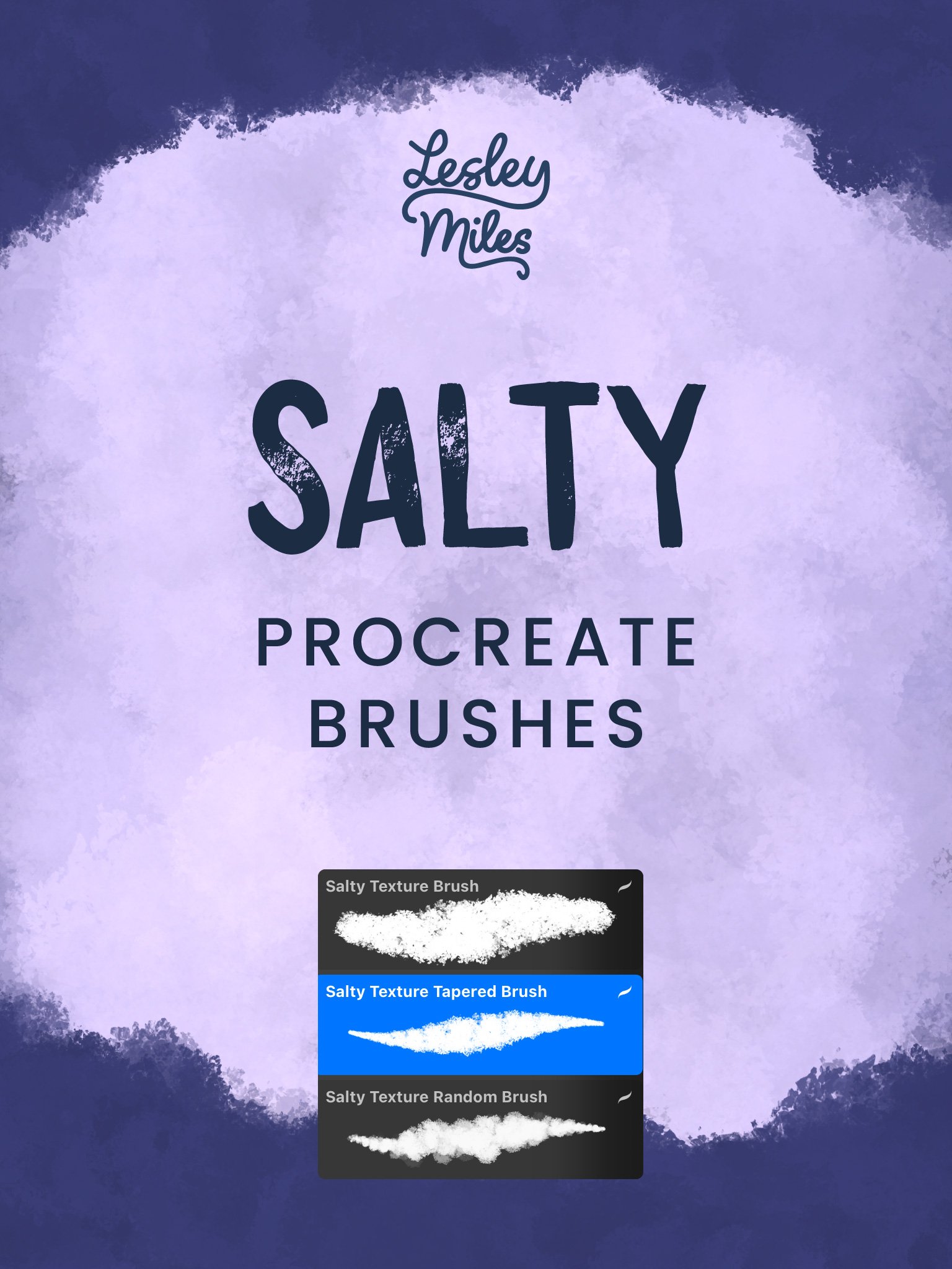 Salty Texture Procreate Brushes product image (1)