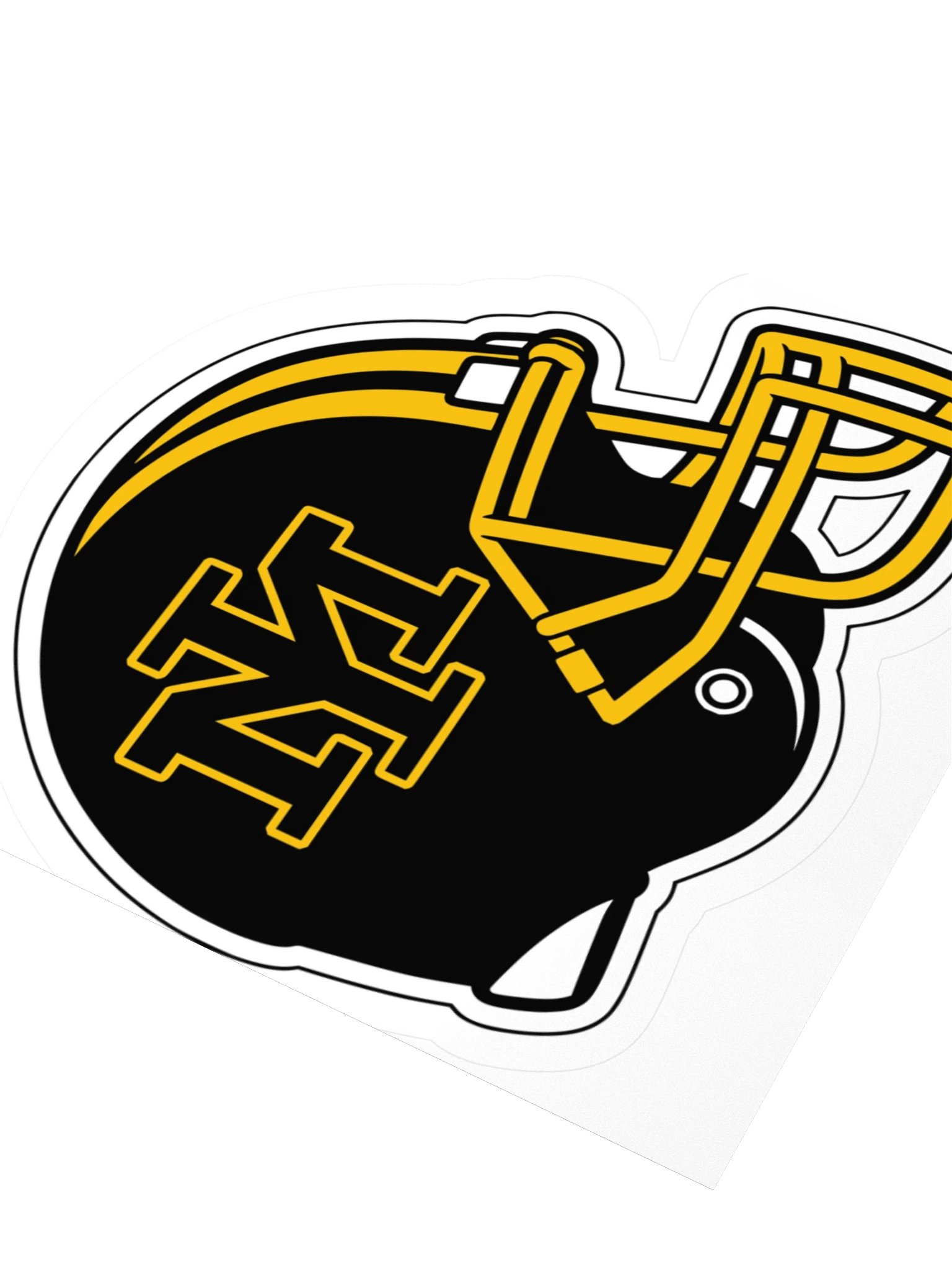Mustangs Football Helmet — Kiss-Cut Sticker product image (3)