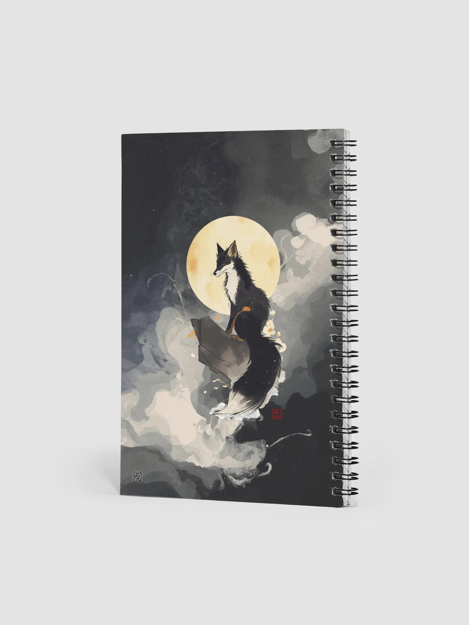 Moonlit Fox Spiral Notebook product image (2)