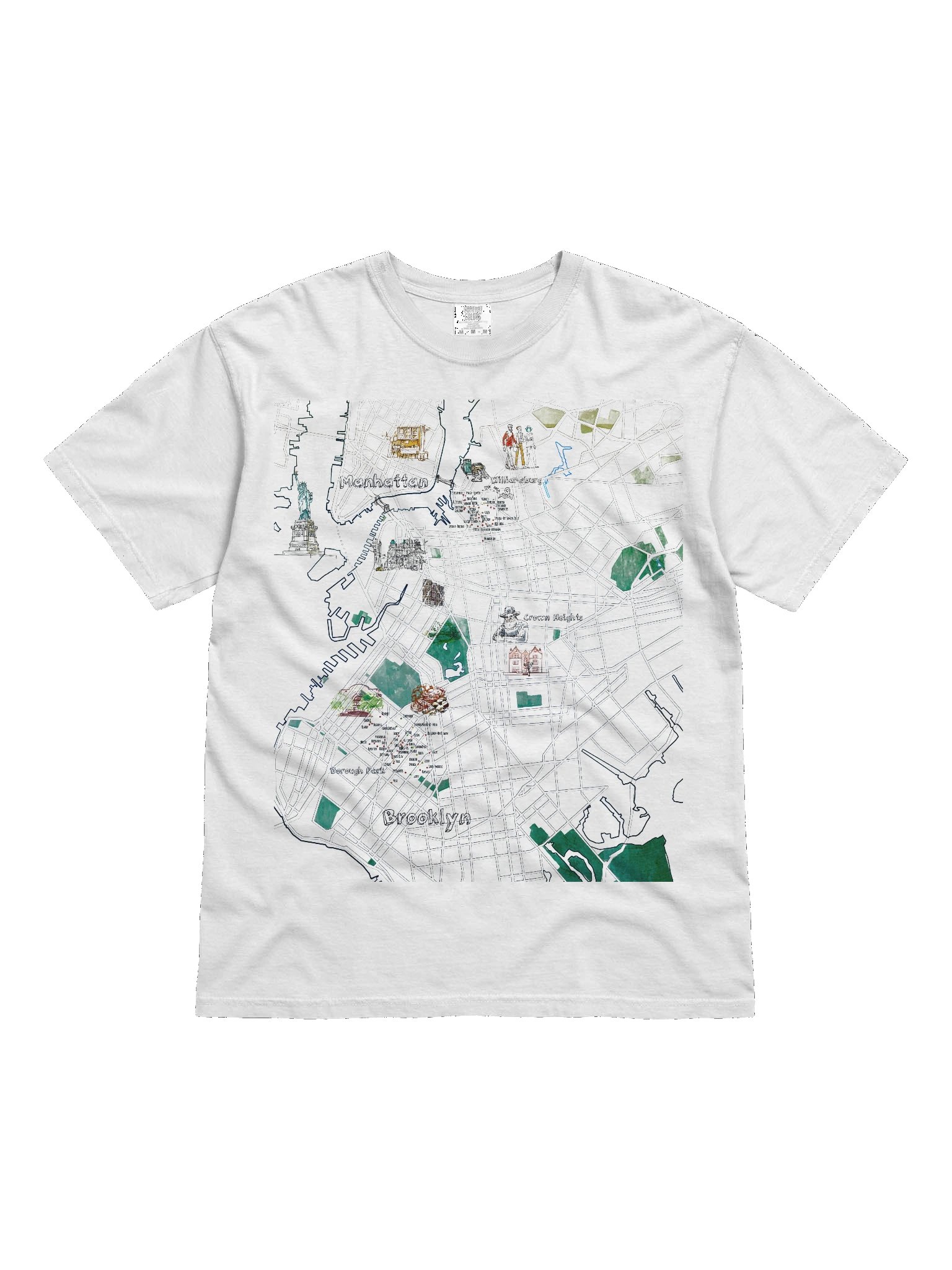 The Big Map Tee product image (1)