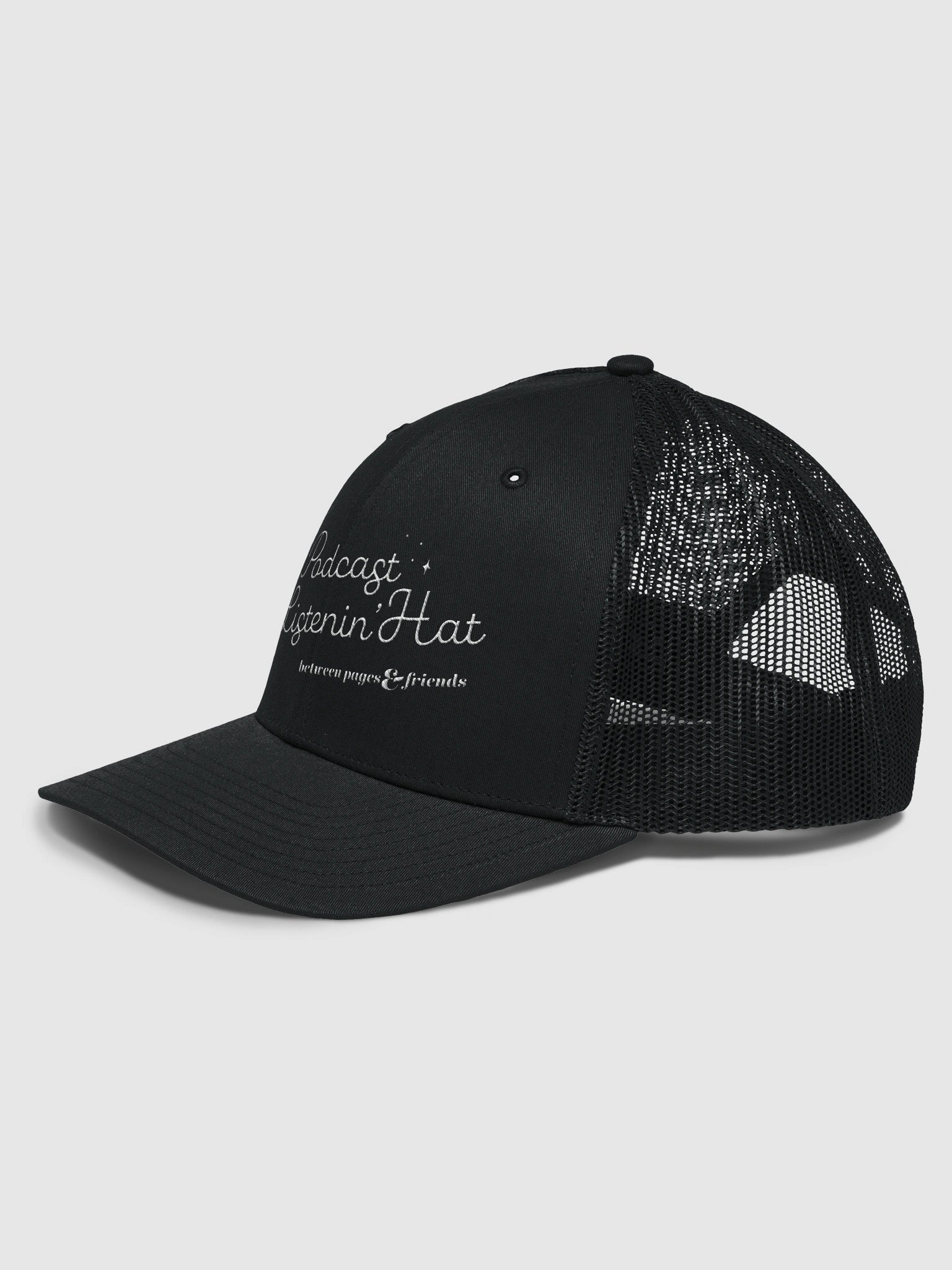 BP&F Podcast Listenin' Hat | Embroidered Trucker Hat product image (2)