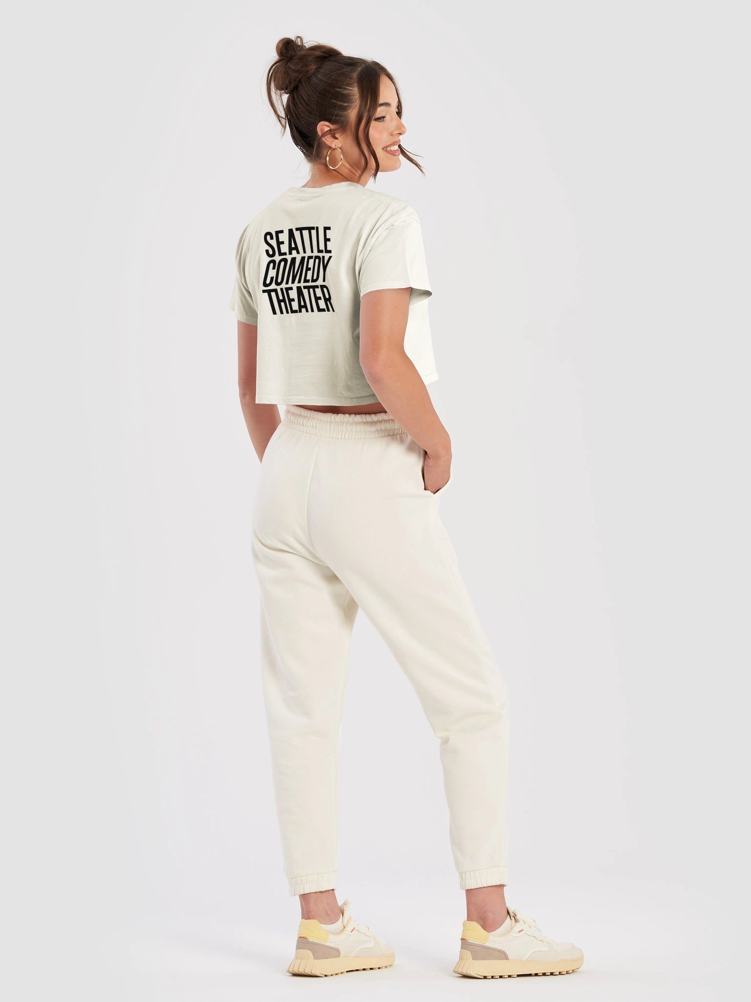 Cream Cropped Tee product image (4)
