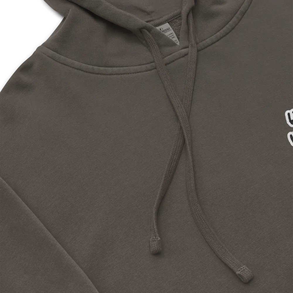 Habitual Instigator (L.C. bubble design) embroidered pigment hoodie product image (8)