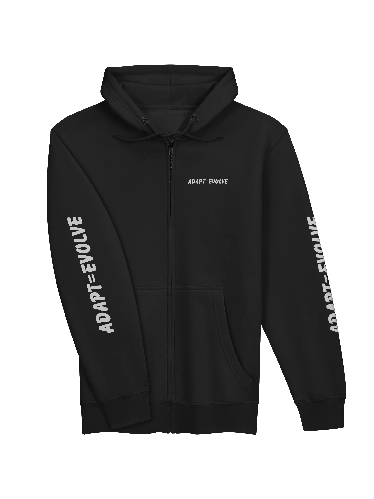 Adapt=Evolve zip hoodie product image (11)