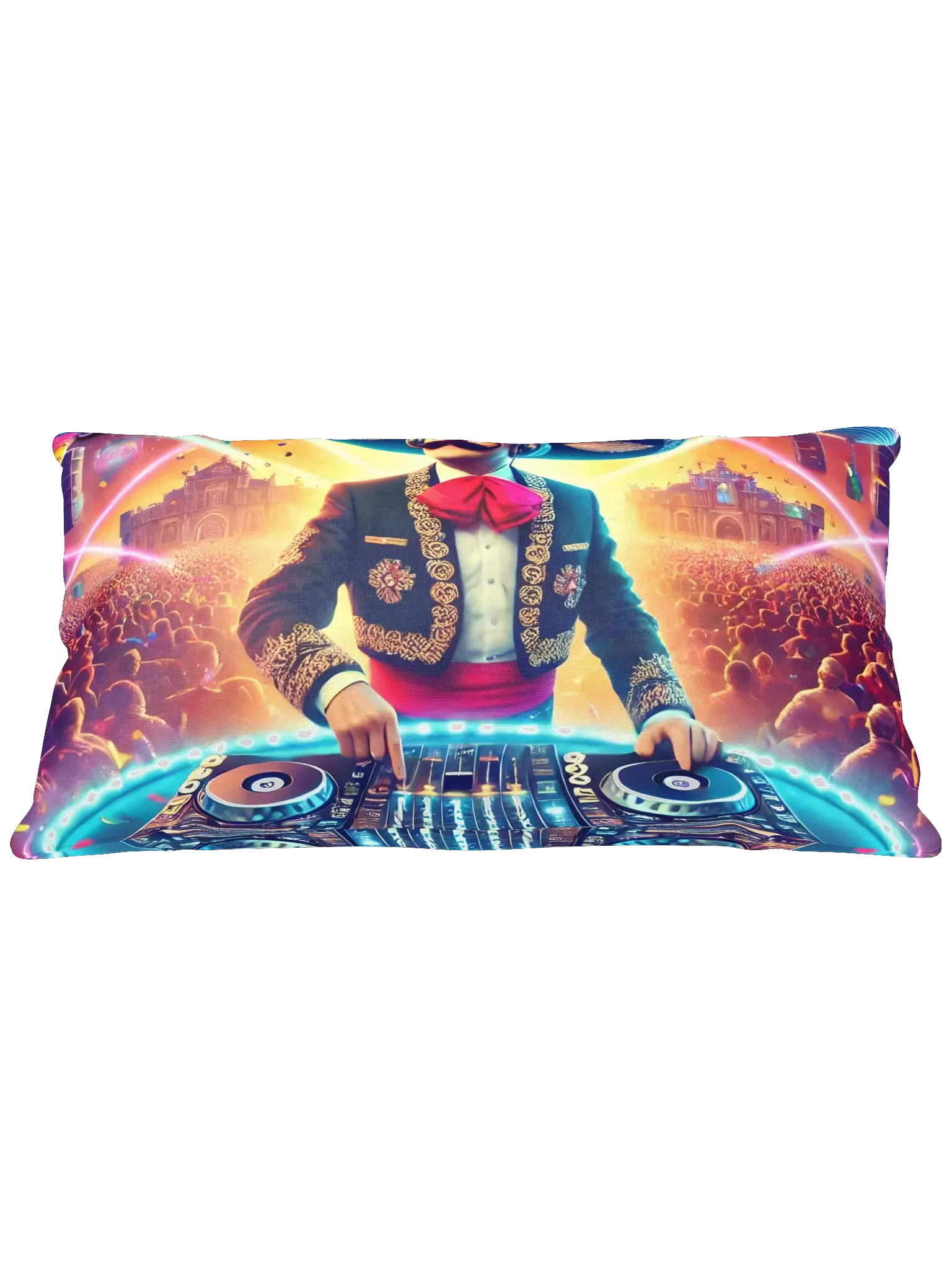 Especial Techno de marzo Album Cover Print Pillow