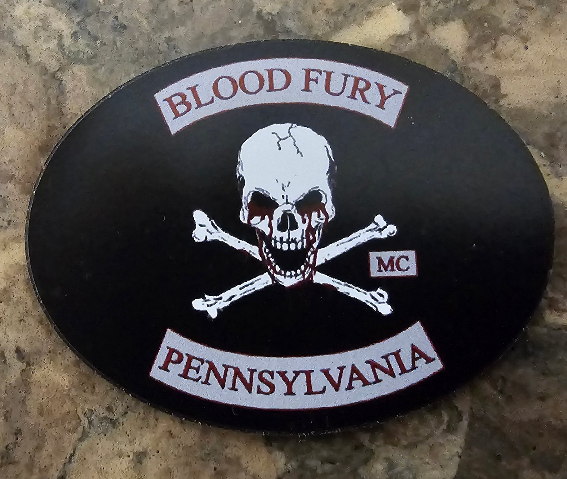 Small Blood Fury MC Magnet - (MMM27 PREORDER ONLY) product image (1)