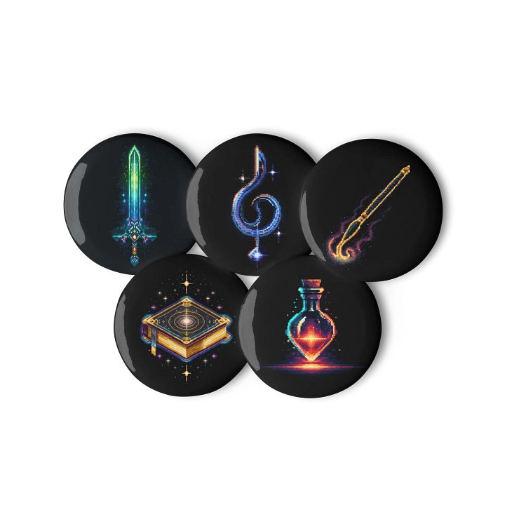 In Magic We Trust Art Pin Set product image (3)