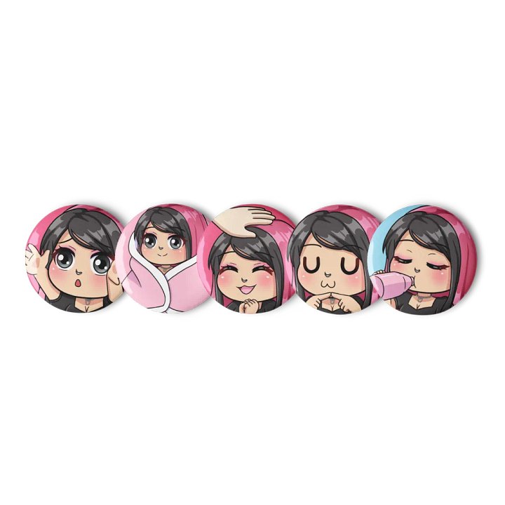 Cute and Comfy pin set (Ver. 1) product image (1)