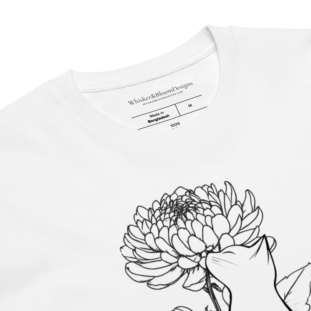 Chrysanthemum Cat Supreme Comfort Crew Neck T-Shirt product image (21)