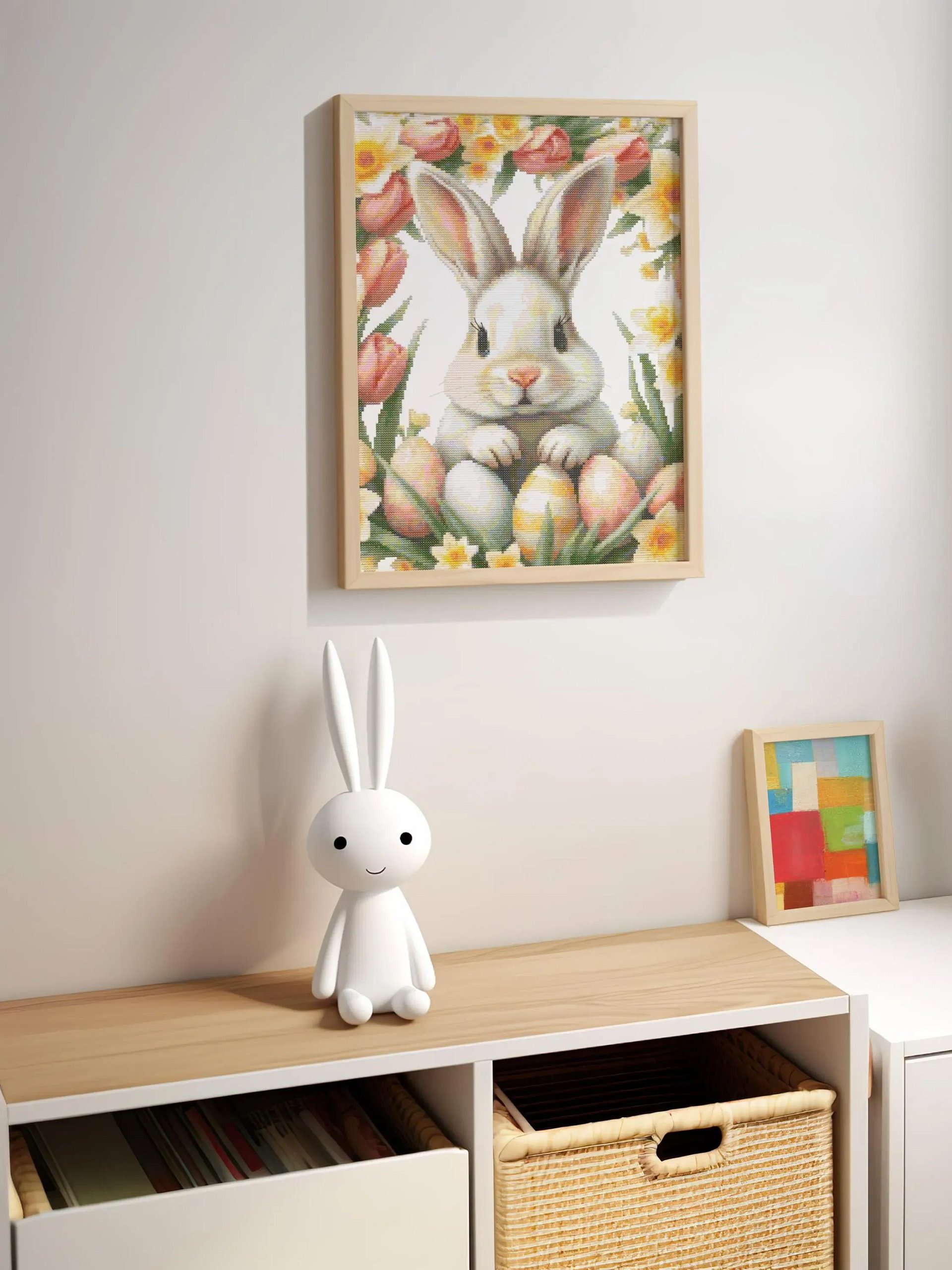 Springtime Bunny Cross Stitch Pattern product image (5)