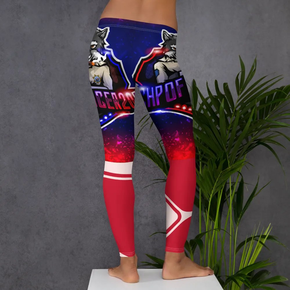 CHIPOFFICER20 Cosmic Wolf All-Over Leggings product image (6)