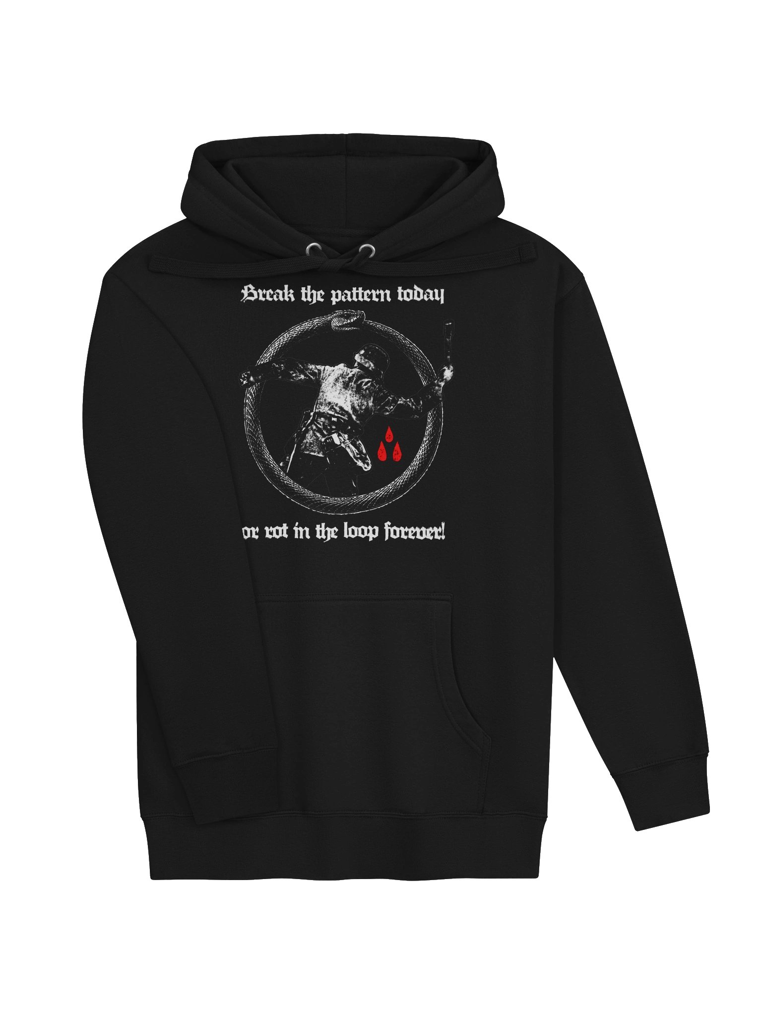 BREAK THE PATTERN HOODIE BACKPRINT product image (3)