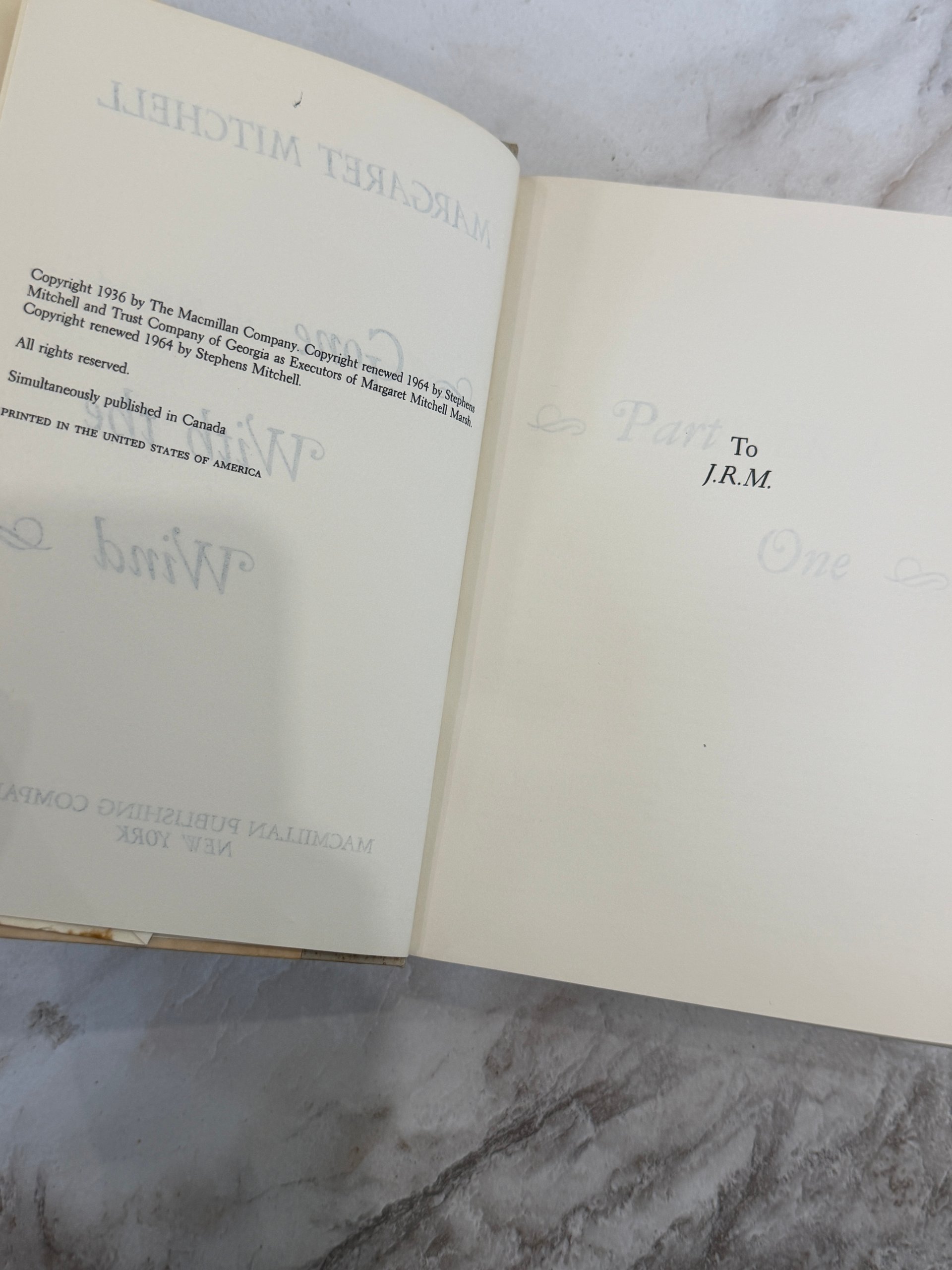1964 Gone with the Wind | Margaret Mitchell | Macmillan Hardcover with Dust Jacket product image (4)