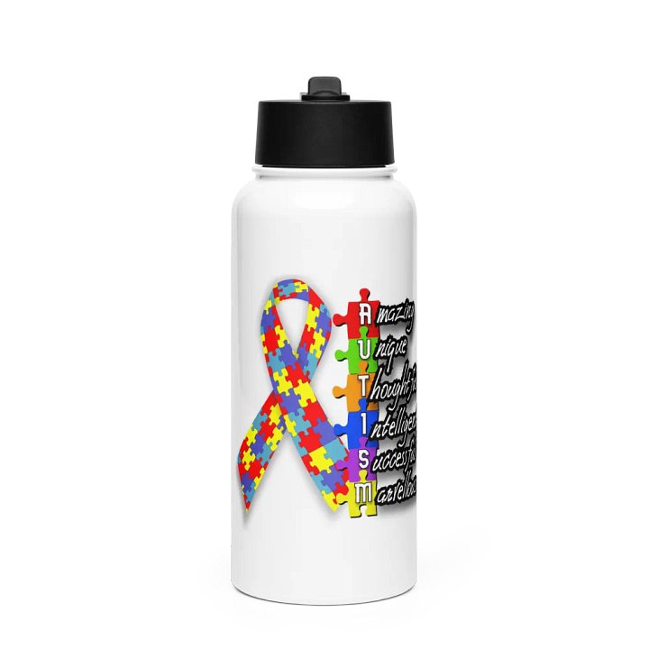 Autism Awareness - Stainless Steel Sports Water Bottle product image (1)