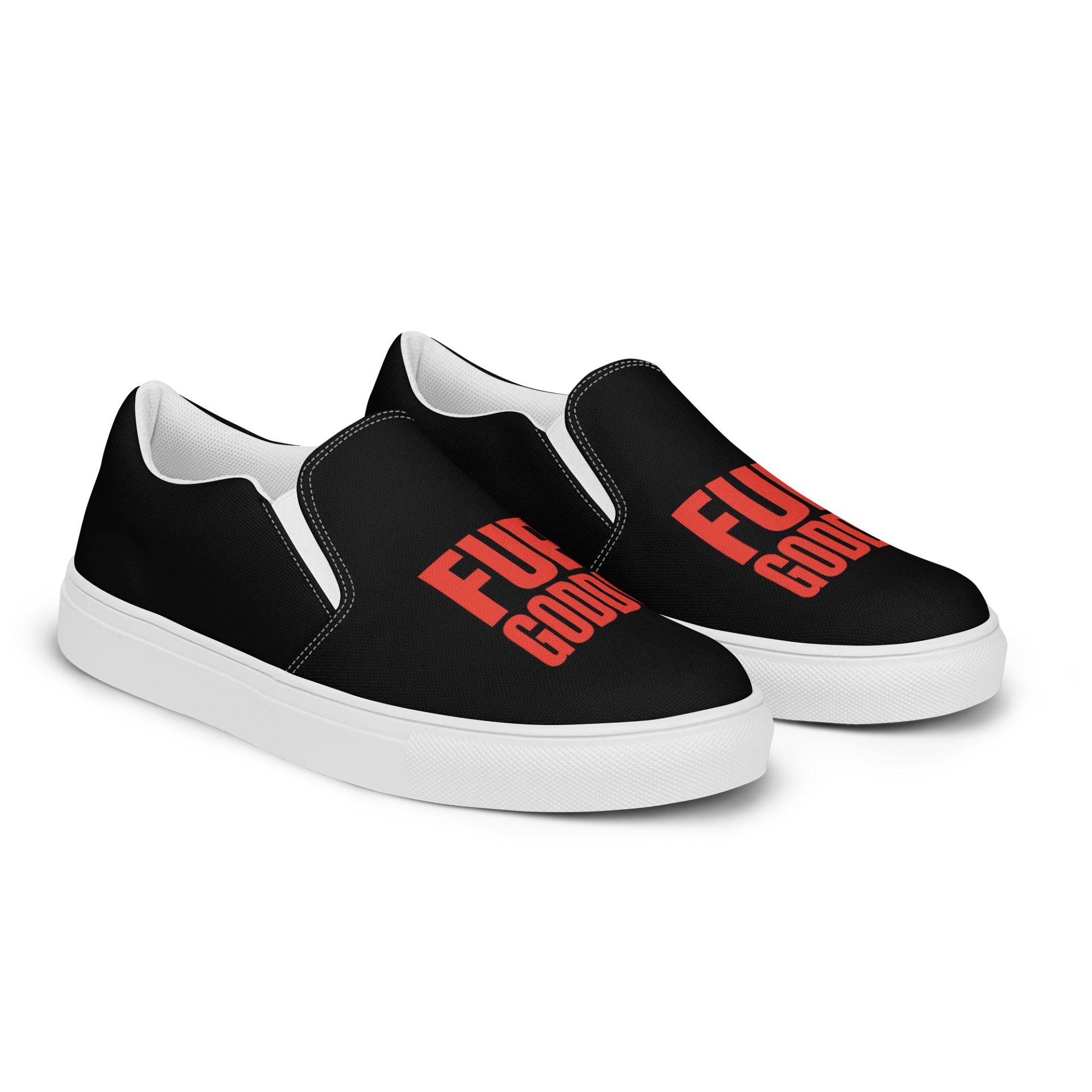 Red logo slip ons product image (2)