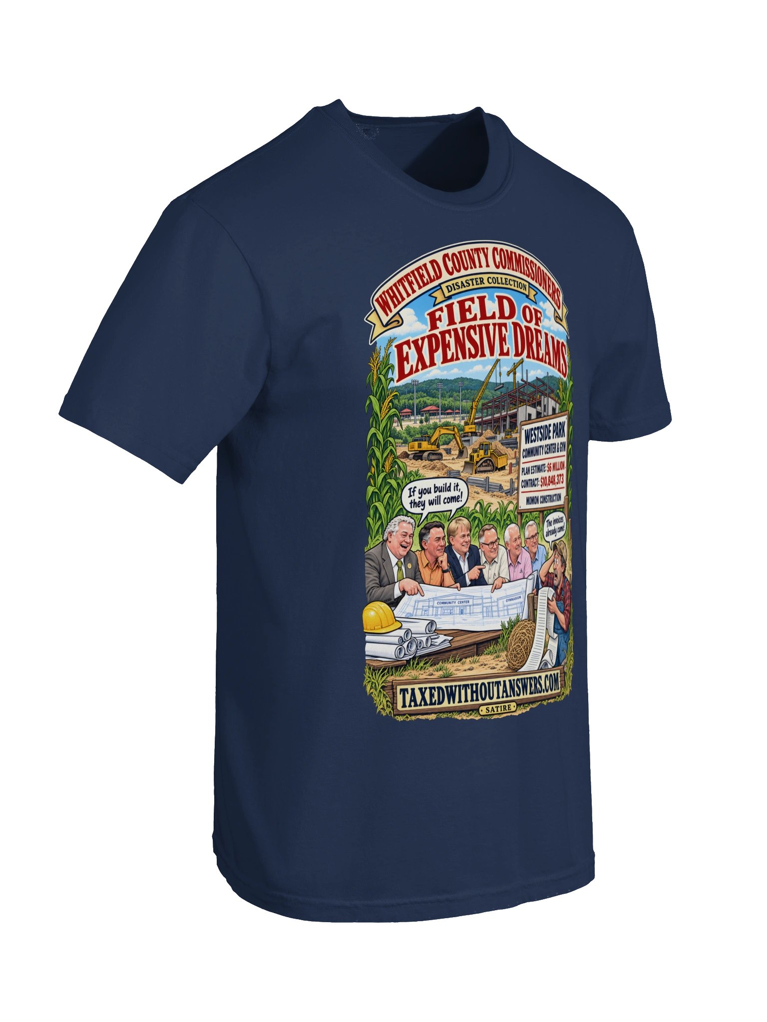 Westside Park shirt: “Field of Expensive Dreams” — Commissioners Disaster Collection product image (5)