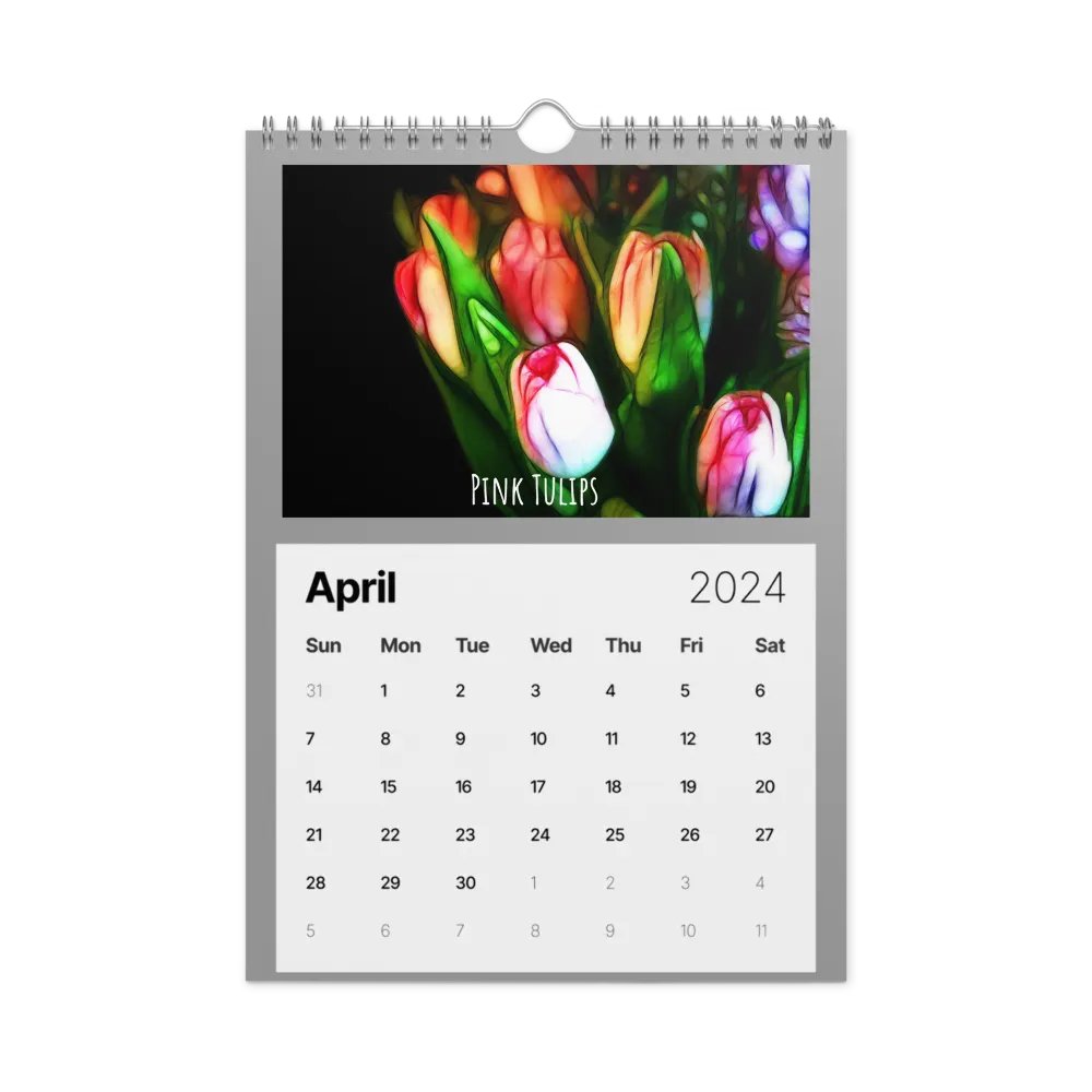 Flower Art 2024 Calendar product image (1)