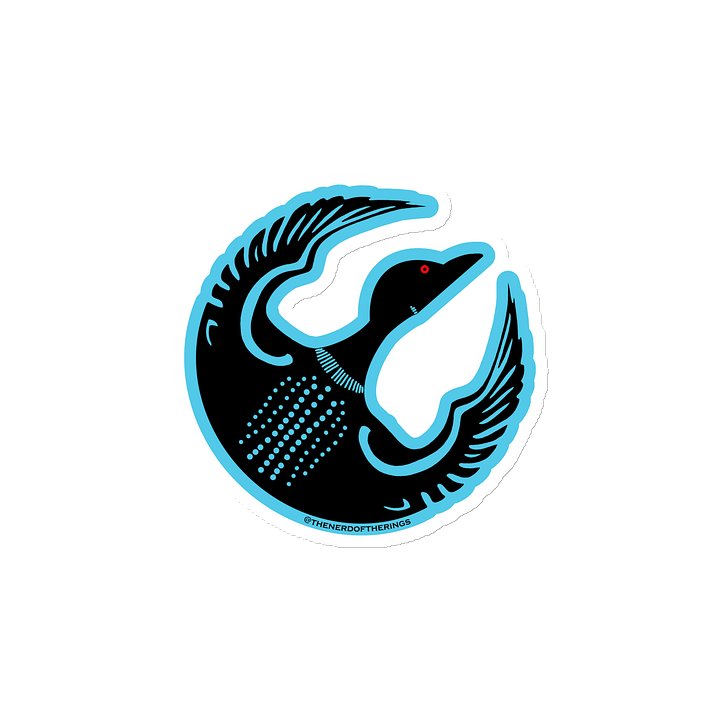 Rebel Loon Magnet - Black & Light Blue product image (2)