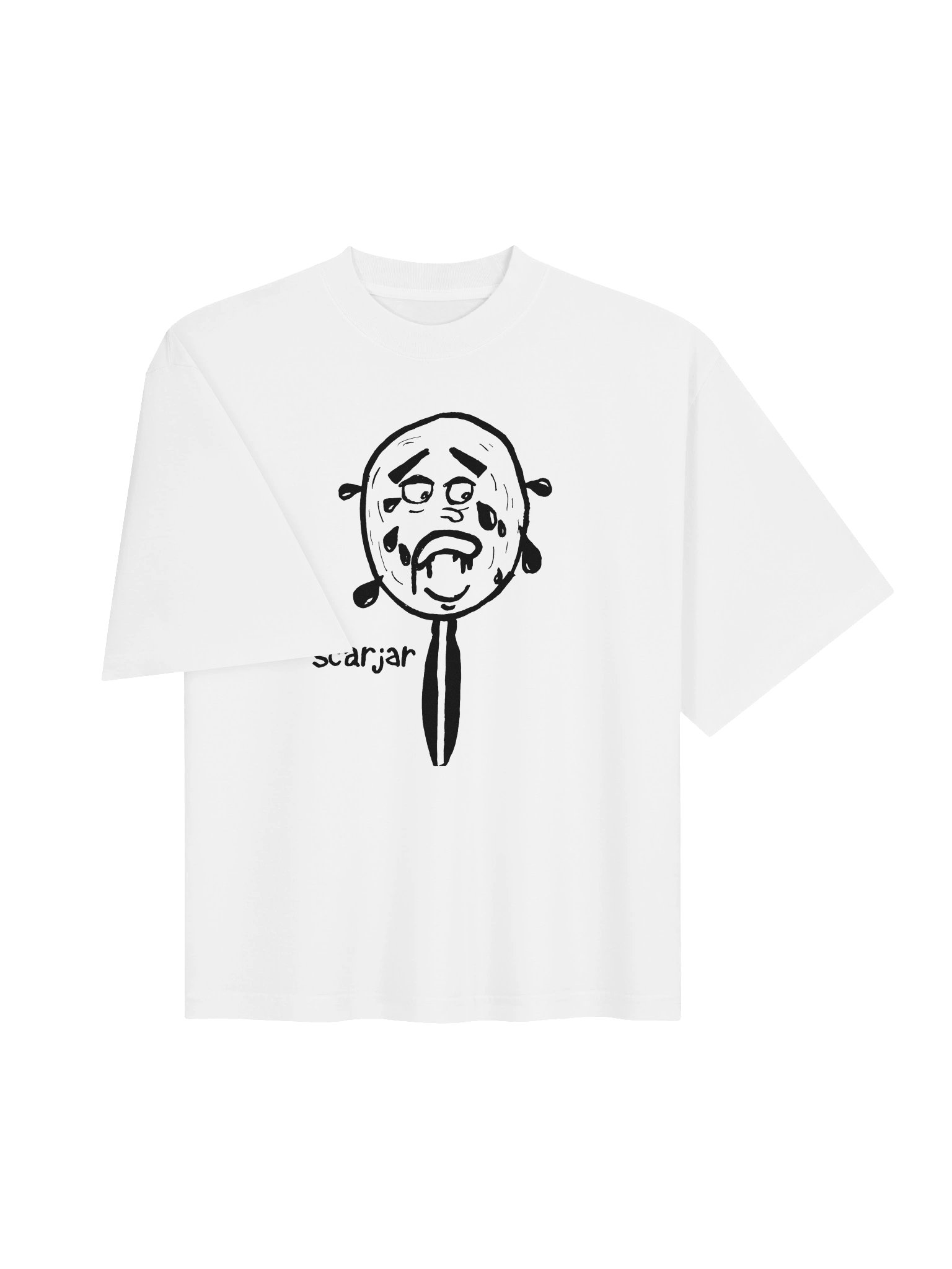 Jared outline tee (white) product image (3)