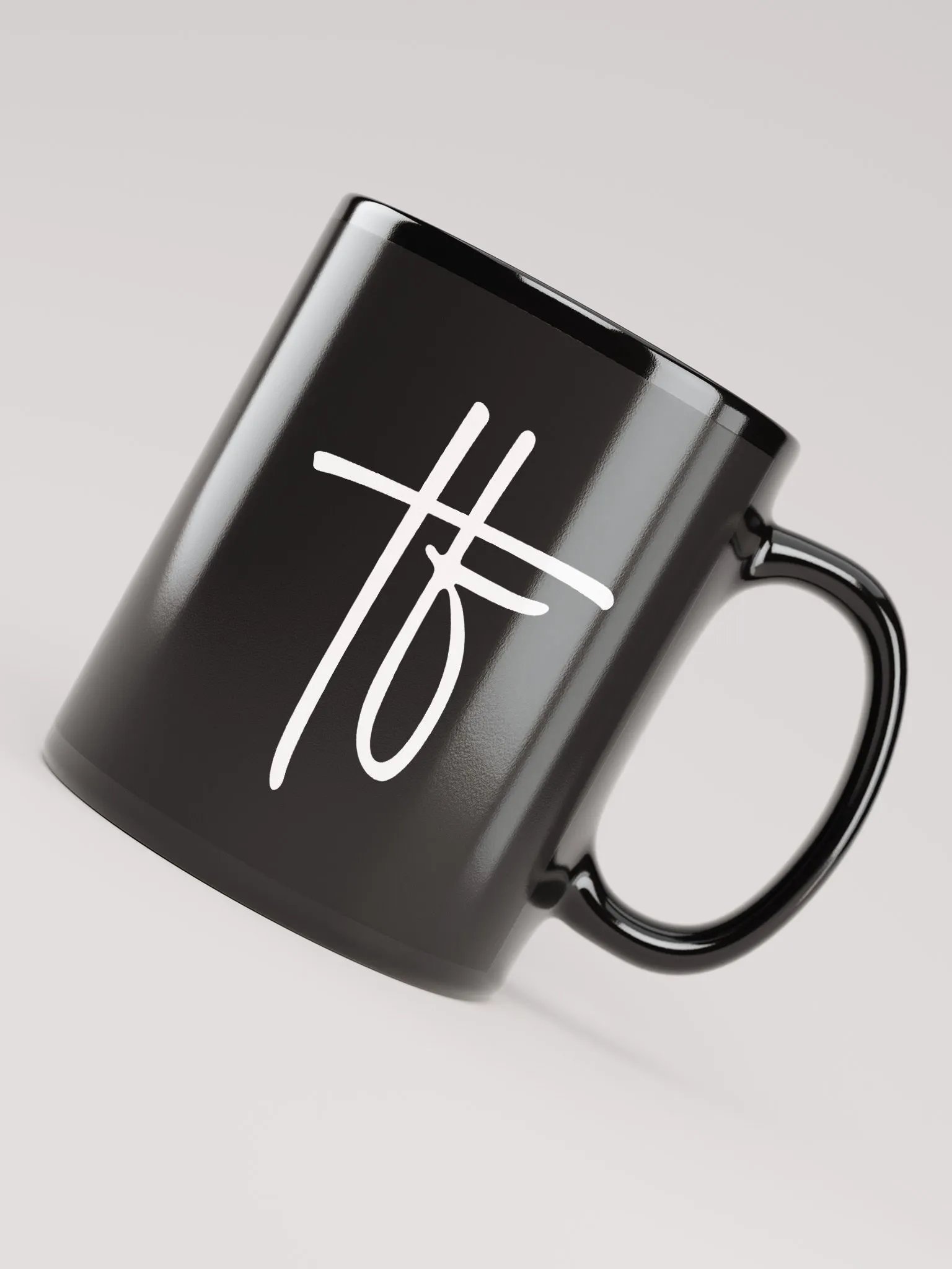 TF Black Glossy Mug product image (4)