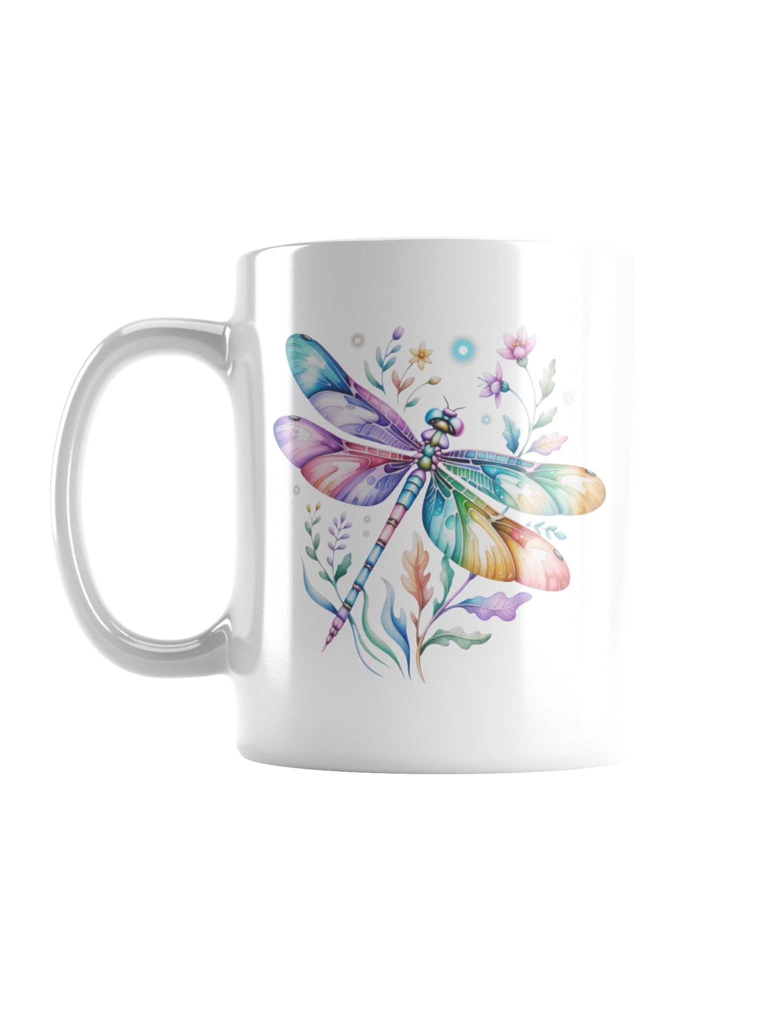 Rainbow Dragonfly Glow Coffee Mug product image (1)