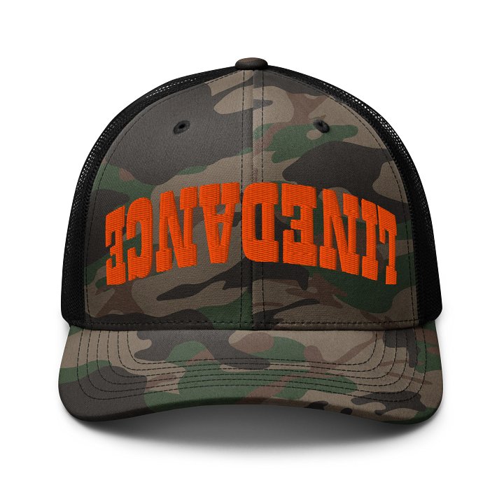 Linedance Upside Down Puff Camo Hat product image (1)
