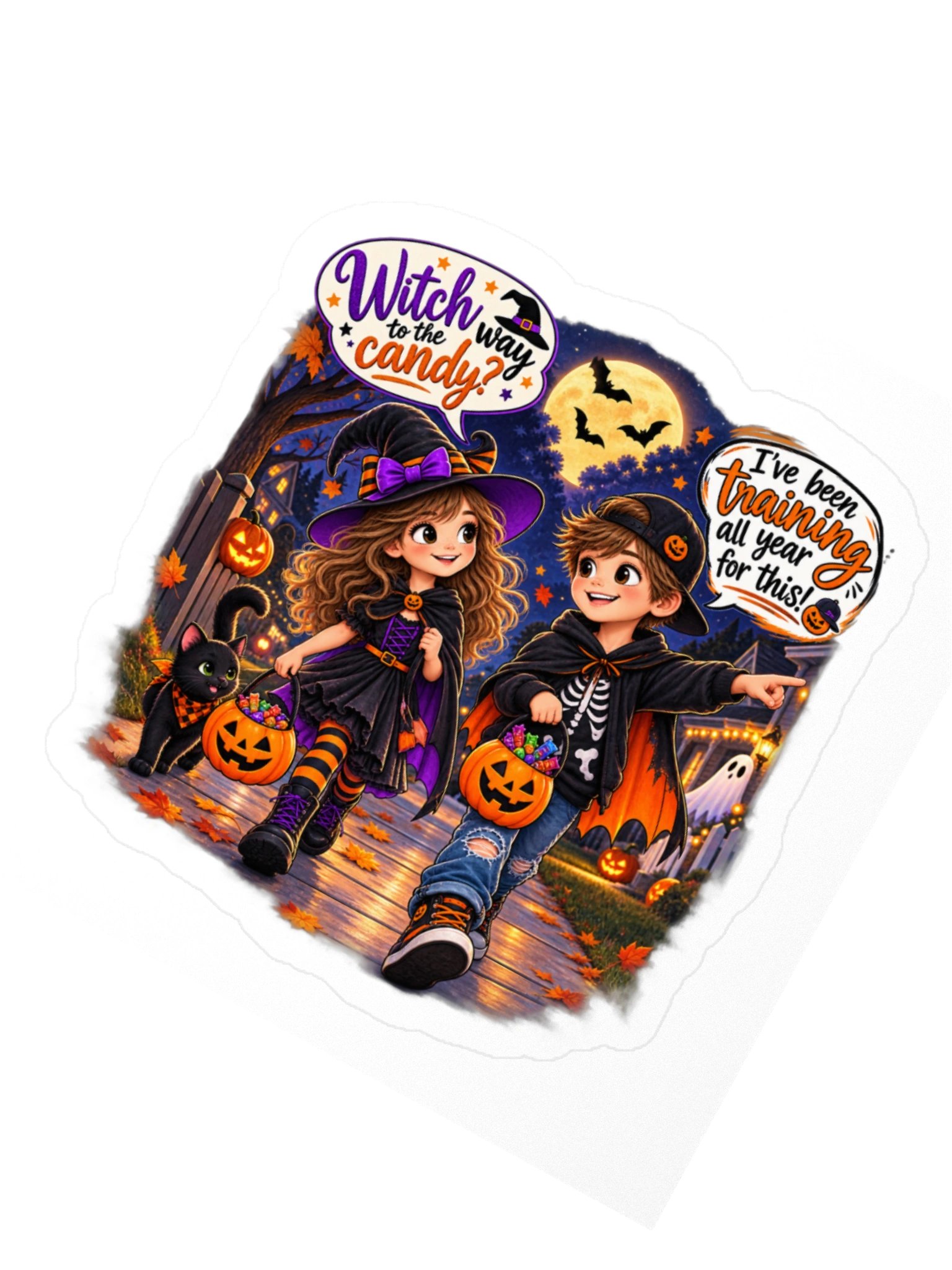 Trick or Treat Sticker product image (2)