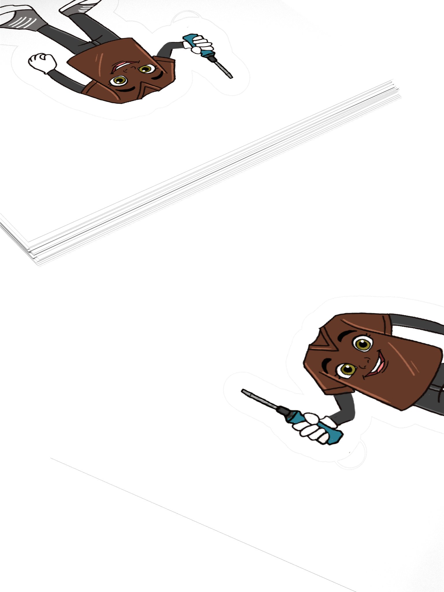 Max Volt Kiss Cut Stickers product image (11)