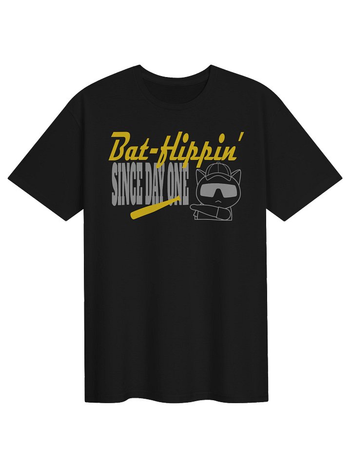 Baseball Cat (Bat-flippin' Since Day One) - Unisex Adult Super Soft Lightweight T-shirt product image (4)